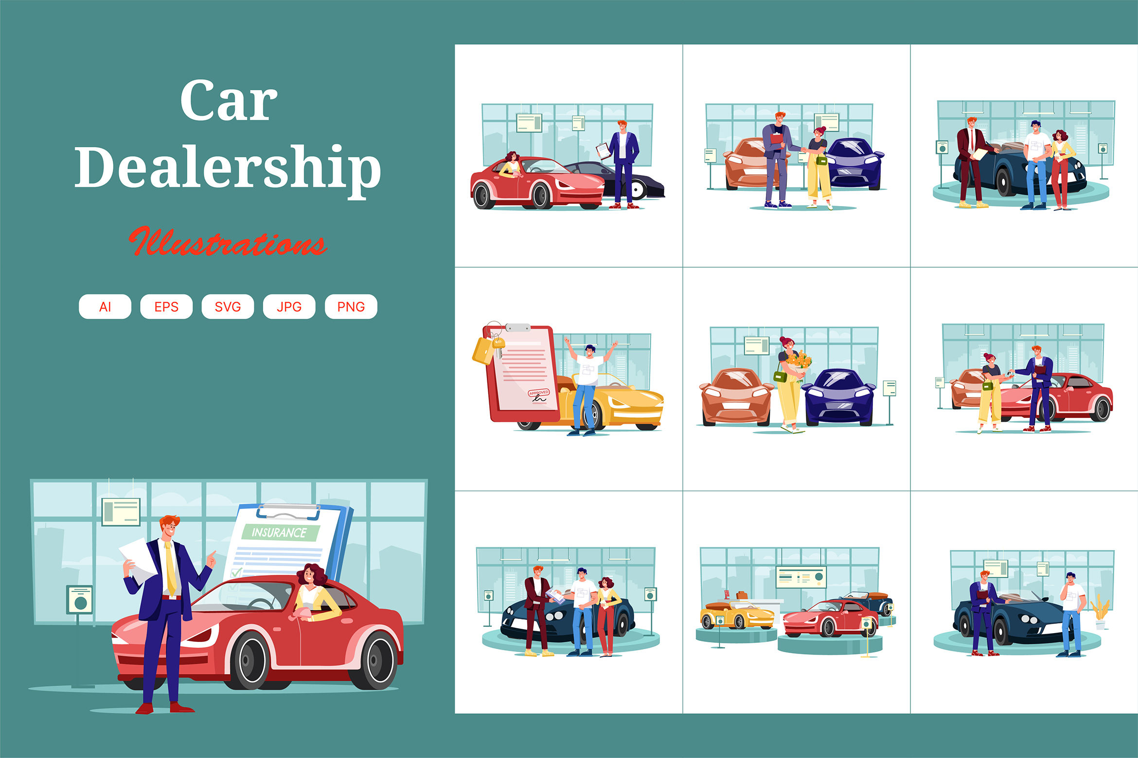 Wallpaper #eEJcPZMBOBpx0NhmC8Qt253 Car Dealership Illustration Pack 10 Vehicle Illustrations Svg Png