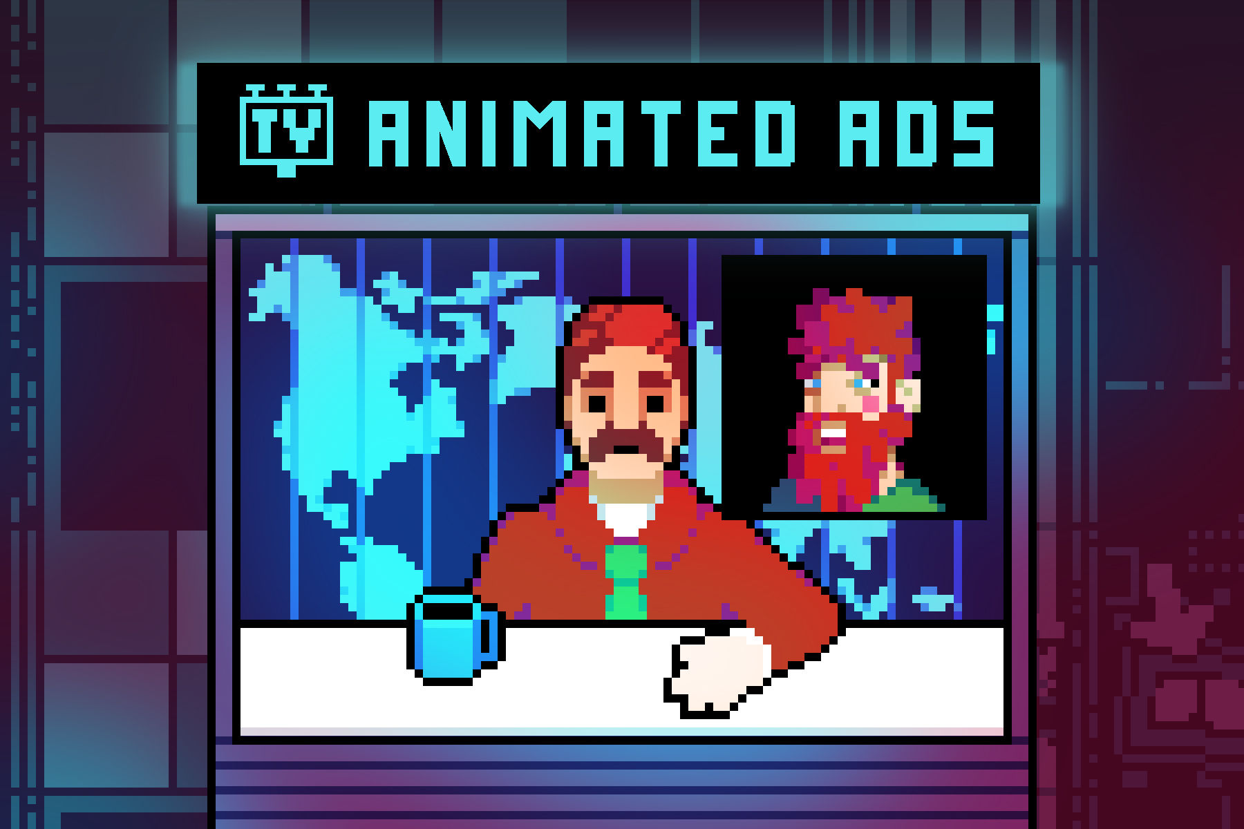 Wallpaper #-mgvGJMBSpphPi3-pxG382 Animated Ads Cyberpunk Pixel Art by Free Game Assets Gui Sprite
