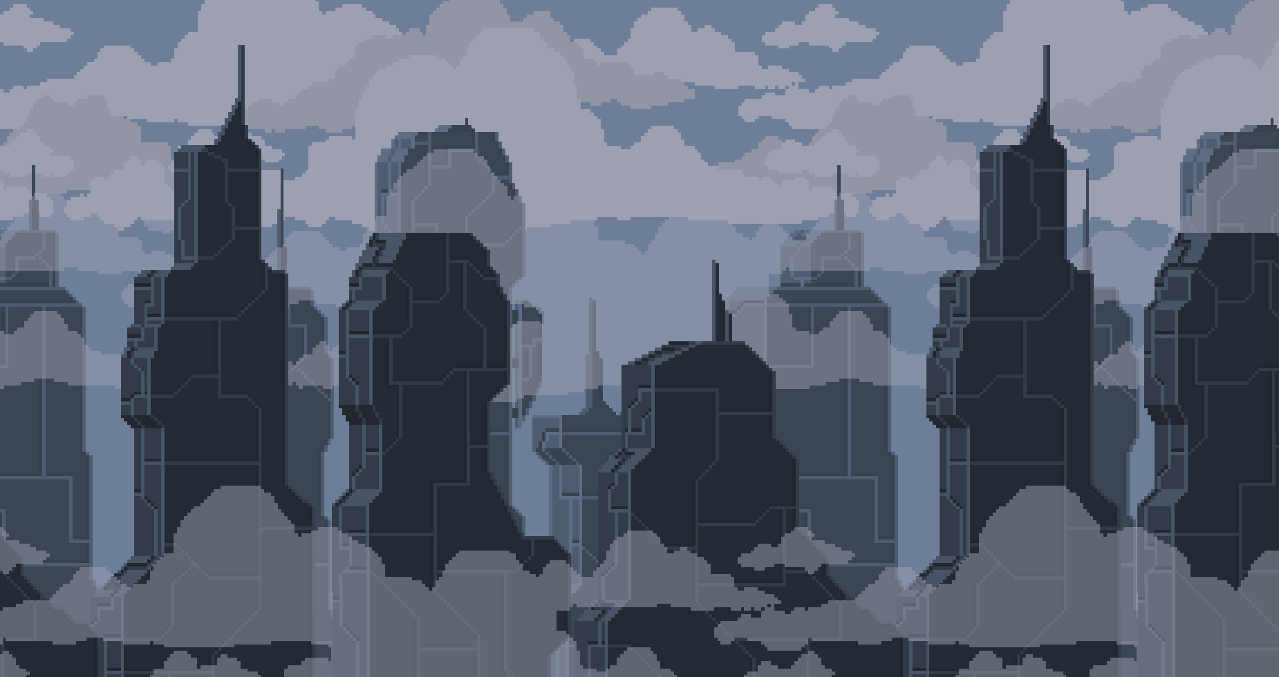 Wallpaper #-mgvGJMBSpphPi3-pxG342 Sci Ficyberpunk Tileset by Apokalips123