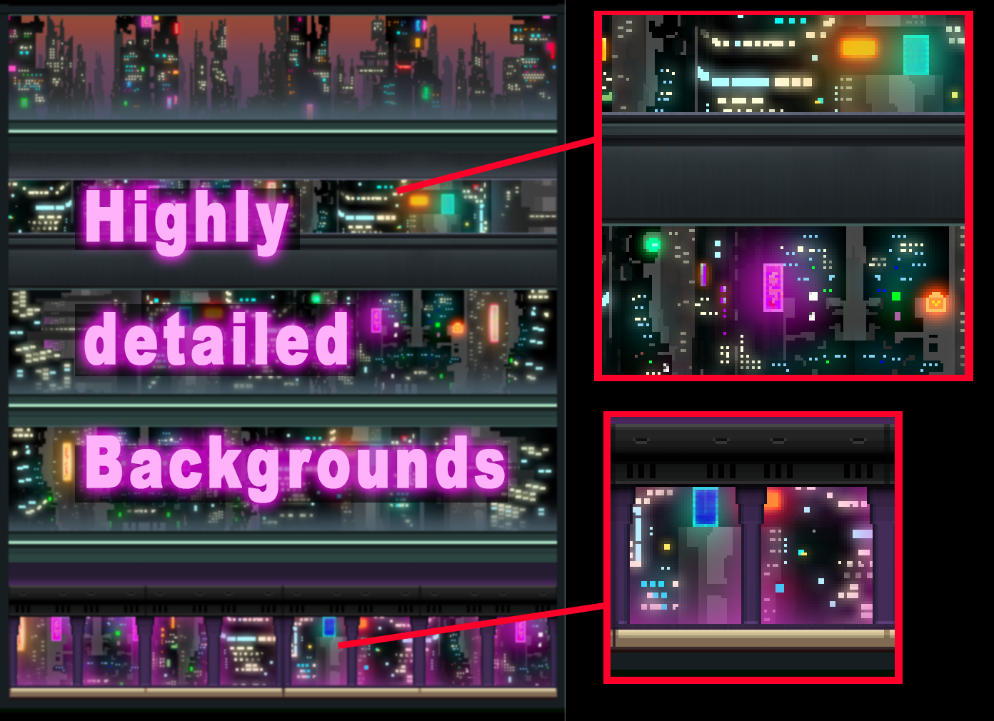 Wallpaper #-mgvGJMBSpphPi3-pxG316 Cyberpunk Tileset