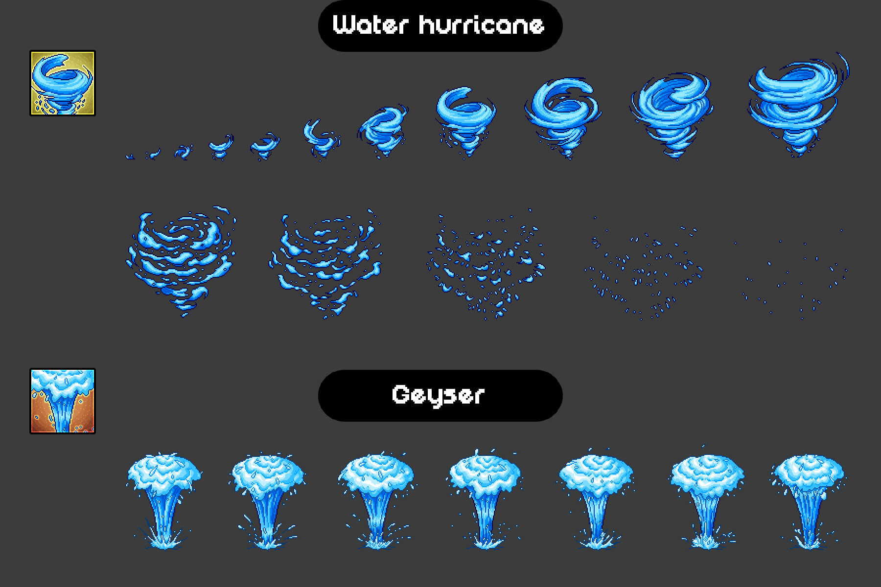 Wallpaper #1Gc765IBSpphPi3-00r668 Water Magic Effects by Free Game Assets Gui Sprite Tilesets