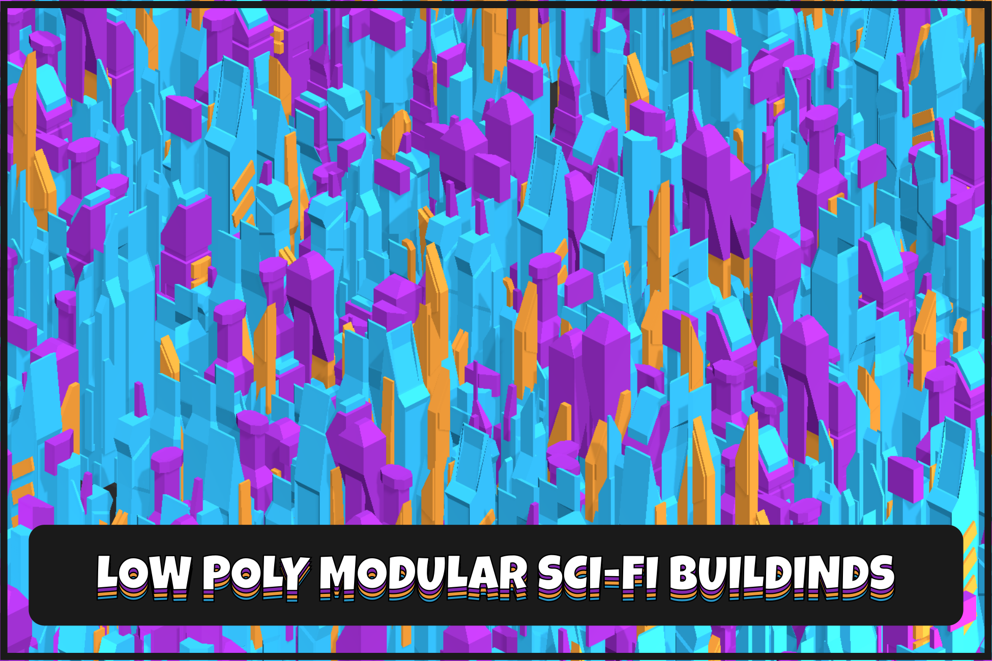 Wallpaper #sGf07JIBSpphPi3-g1XU245 Low Poly Modular Sci Fi Buildings Pack by Asset Arena