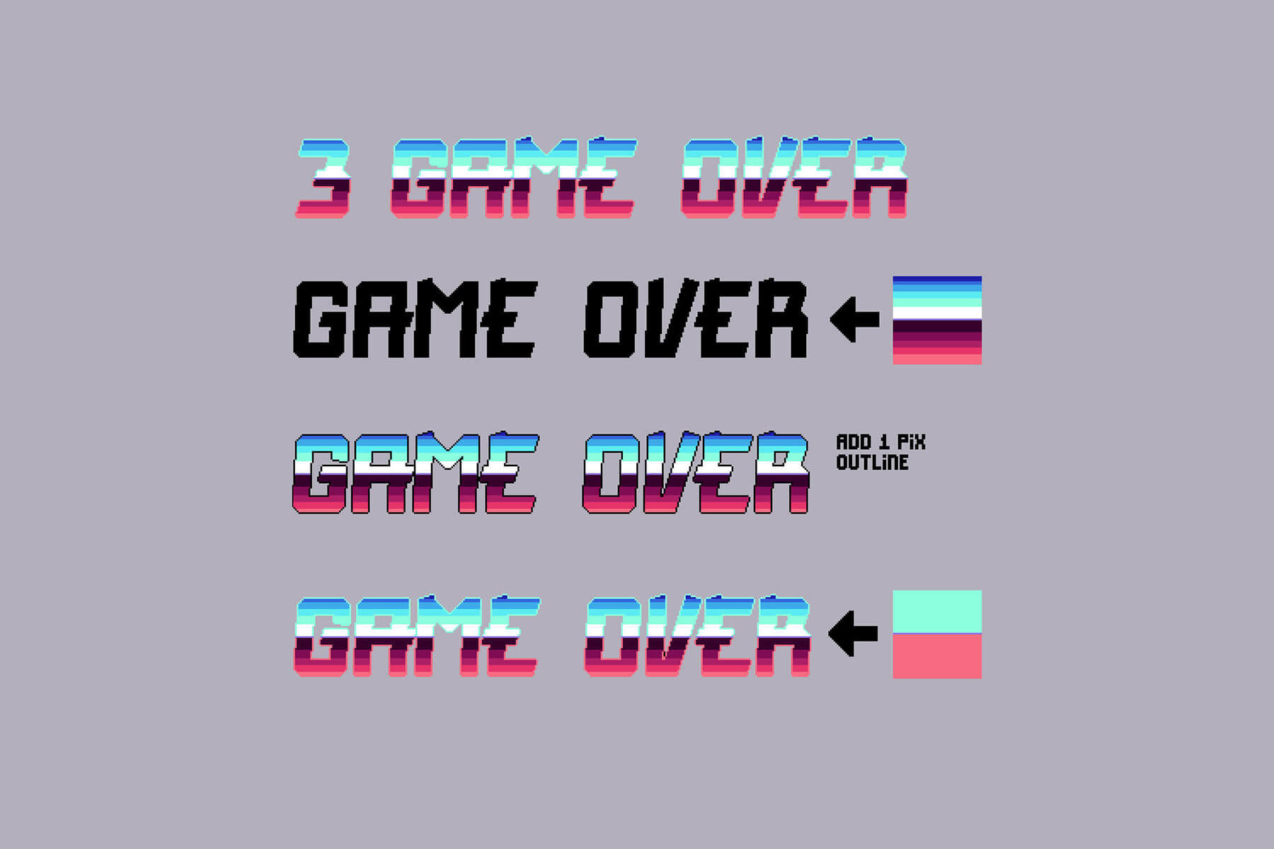 Wallpaper #-mgvGJMBSpphPi3-pxG381 Cyberpunk Font Effects by Free Game Assets Gui Sprite Tilesets