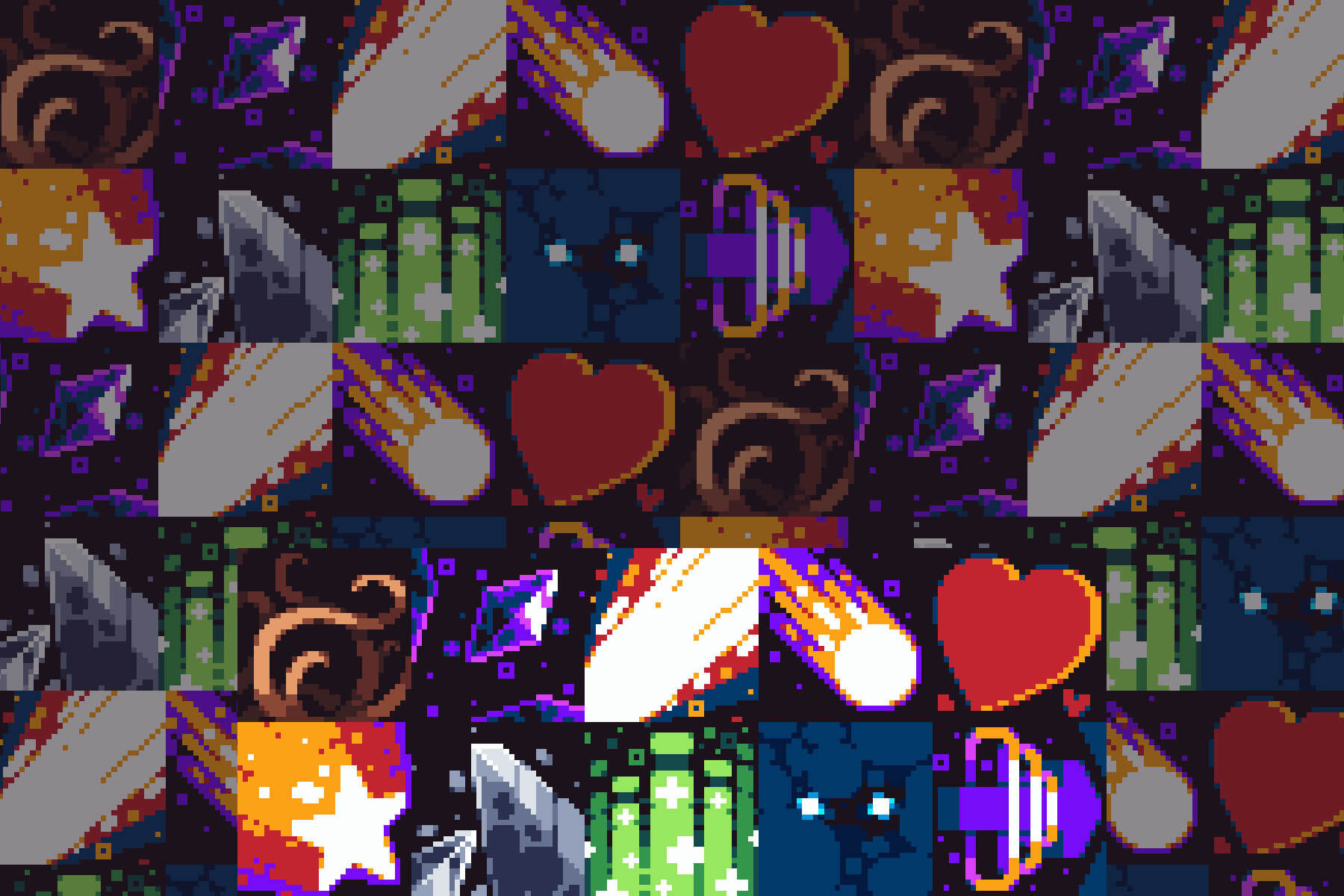 Wallpaper #1Gc765IBSpphPi3-00r670 Free Magic Animated Effects Pixel Art by Free Game Assets Gui Sprite