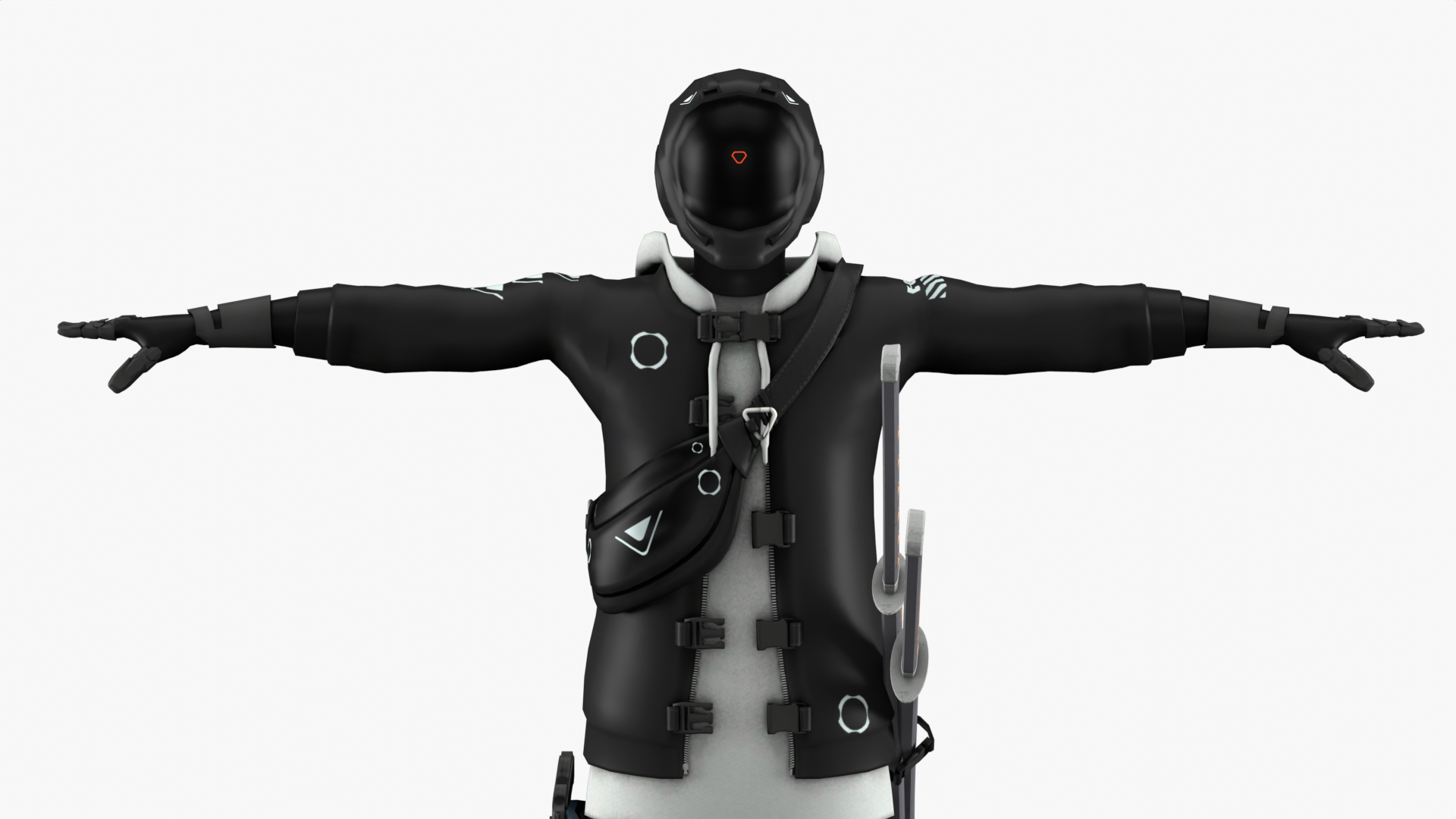 Wallpaper #Lx1VLZMBlOZrFDOk_dAO275 3D Model Sci Fi Ninja by 3D Gamesoft