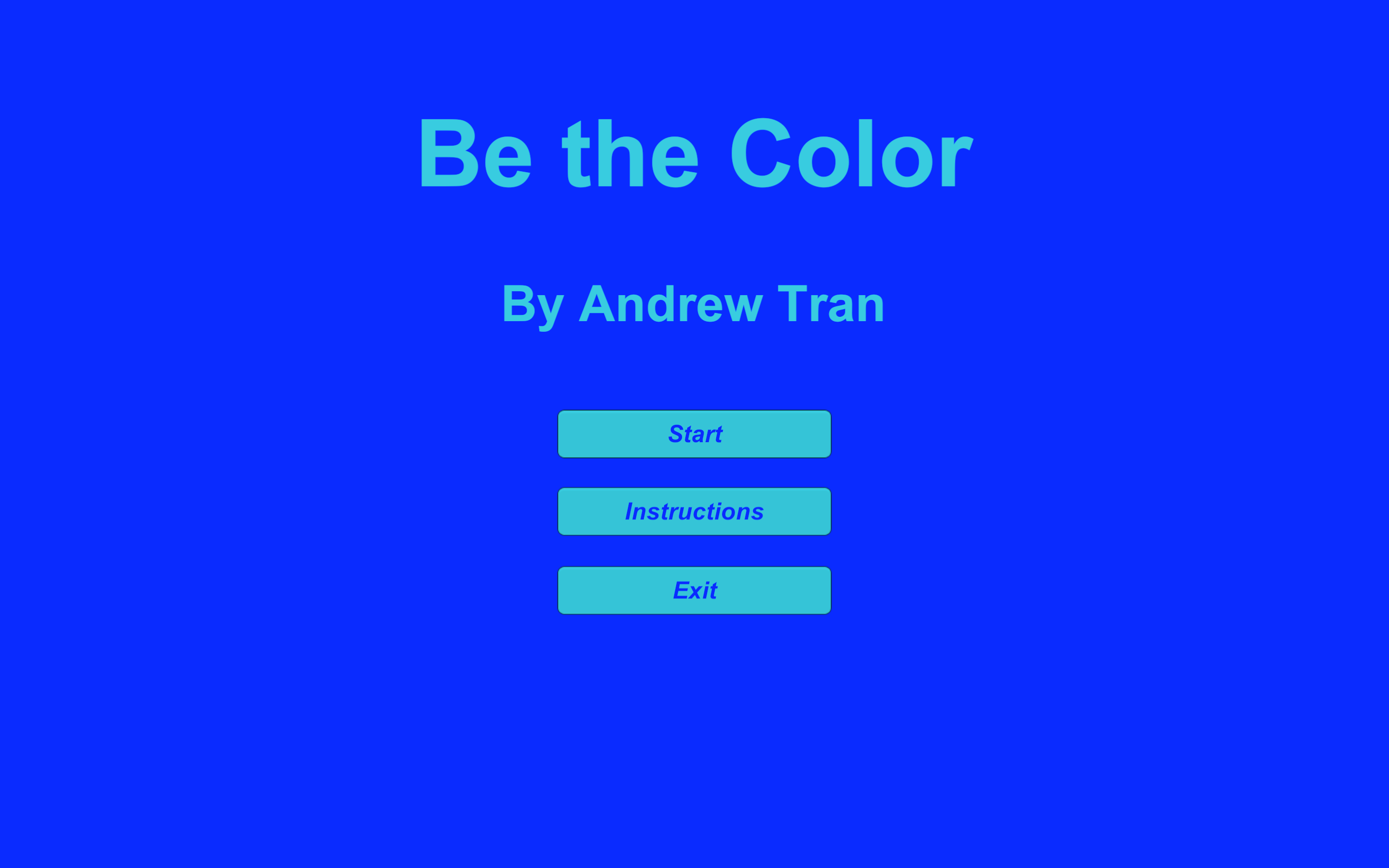 Wallpaper #8kDiMJMBJhL2WPbaXMPE84 Be the Color by Tranand5 for 1 Bit Jam Itchio