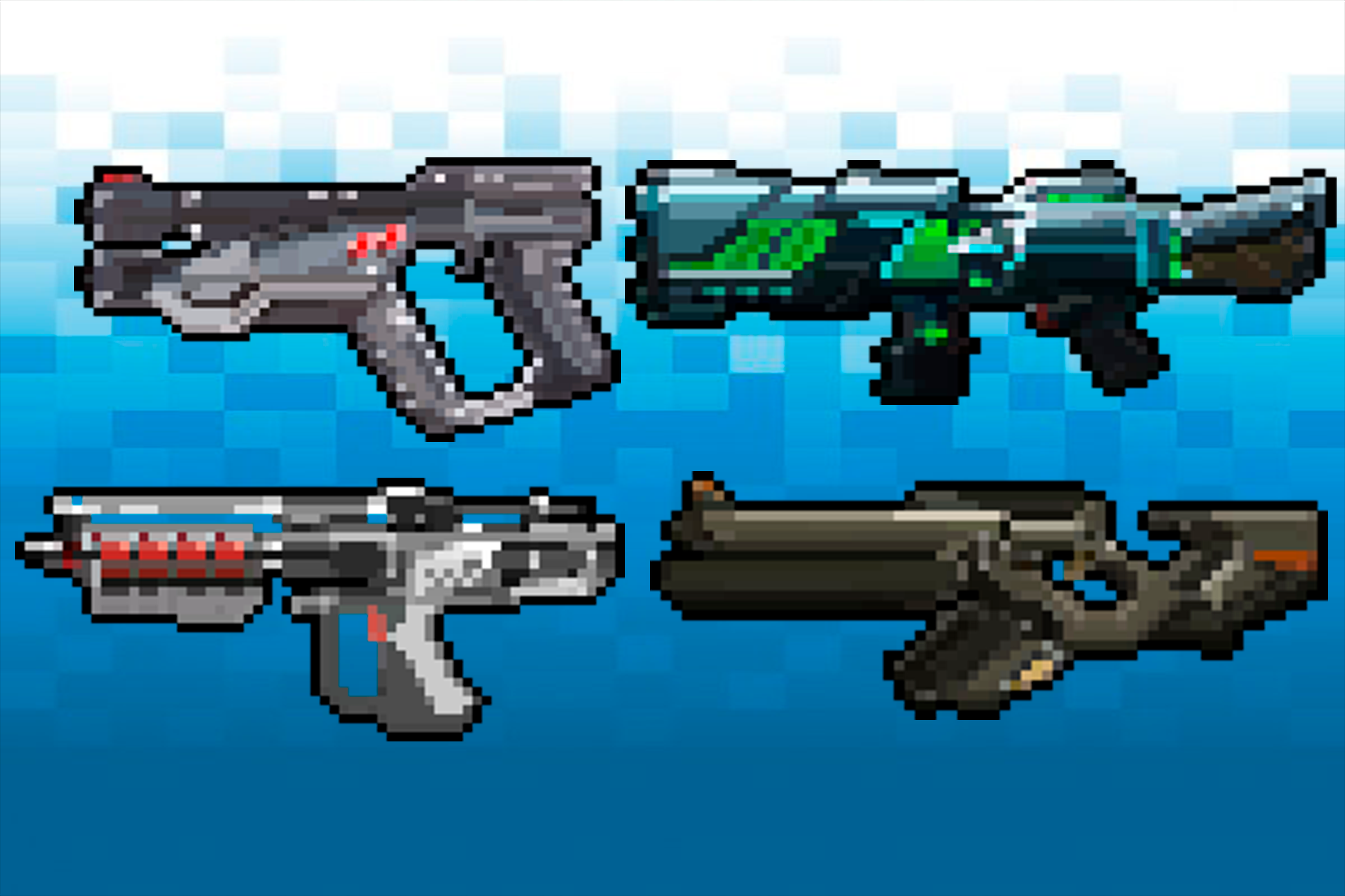 Wallpaper #chldGI8BtGB6xQ78YHF741 Pixel Sci Fi Weapon by Fxcreator