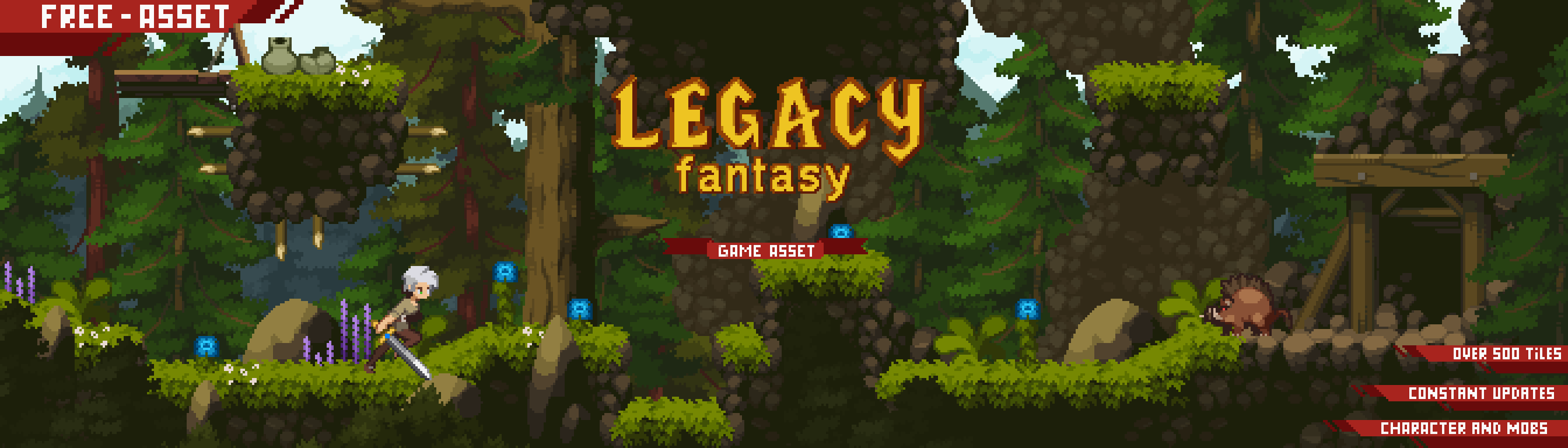 Wallpaper #VhfjPZMBPLD5_VENJd5E359 11th Update Original Character Free Pixel Art Asset Pack
