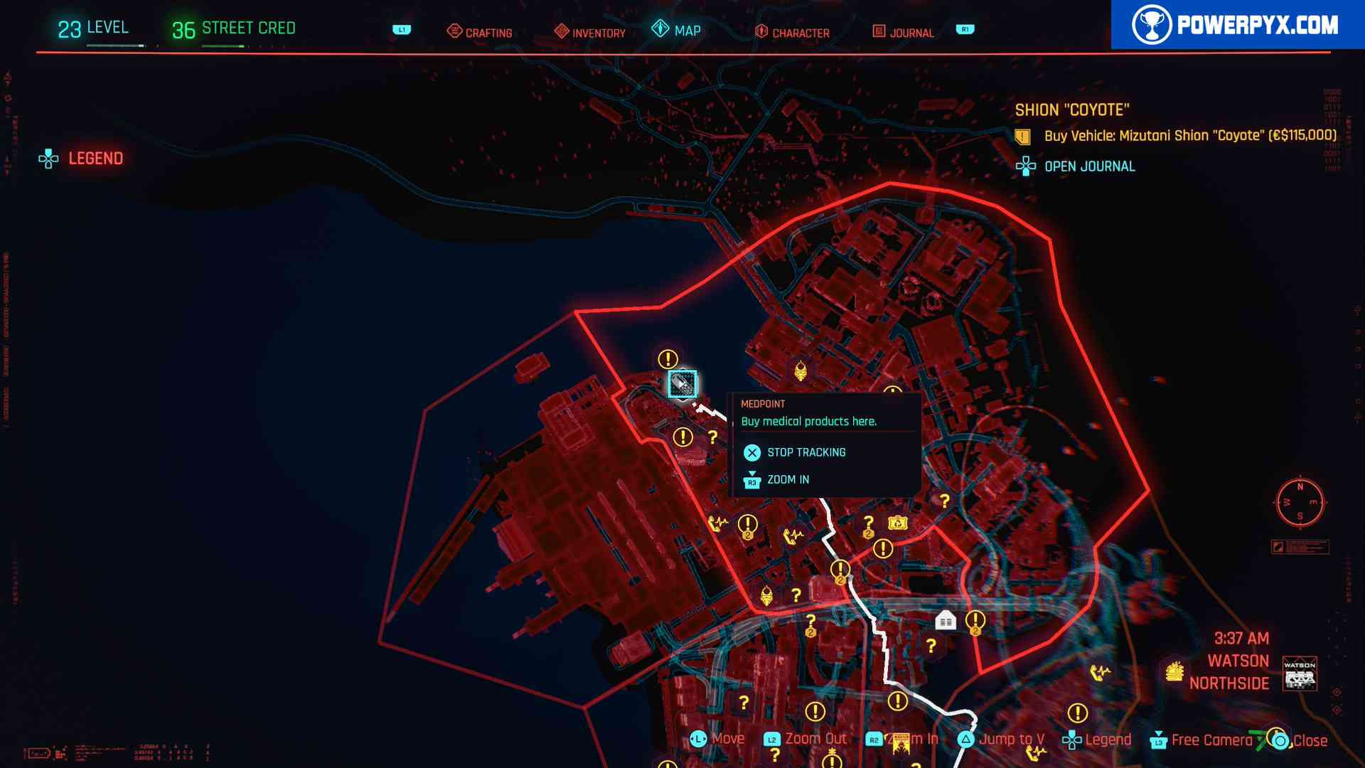 Wallpaper #eBmuBI8BtGB6xQ78fU-b43 Cyberpunk 2077 All Medpoint Vendor Locations Health Items