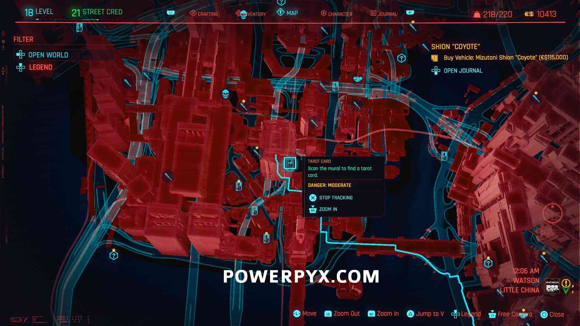 Wallpaper #MmfS-pIBSpphPi3-8pKp18 Cyberpunk Judy Apartment Location Map I Have This Quest on My Map for