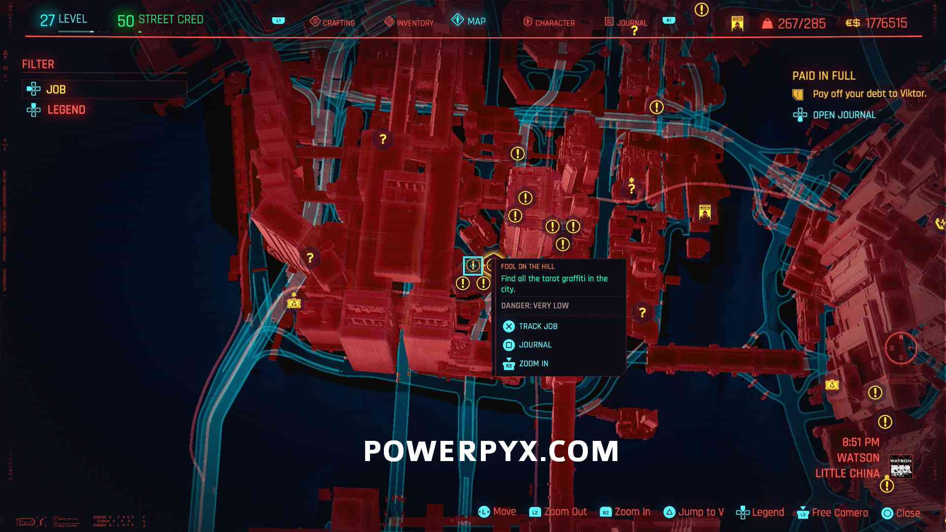 Wallpaper #xqkZi5cBxbDgA0RltfFt70 Cyberpunk 2077 Fool on the Hill Walkthrough