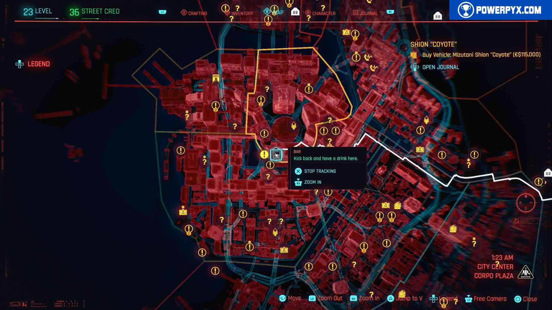 Wallpaper #rWc2CpMBSpphPi3-79MR55 All Joytoy Locations Cyberpunk 2077