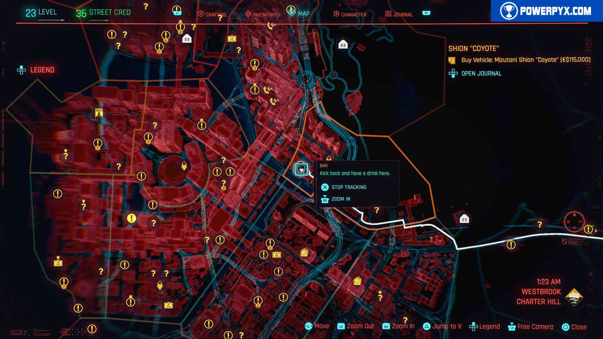 Wallpaper #L20PapcBycdYOYFTAnFj18 El Coyote Cyberpunk Map