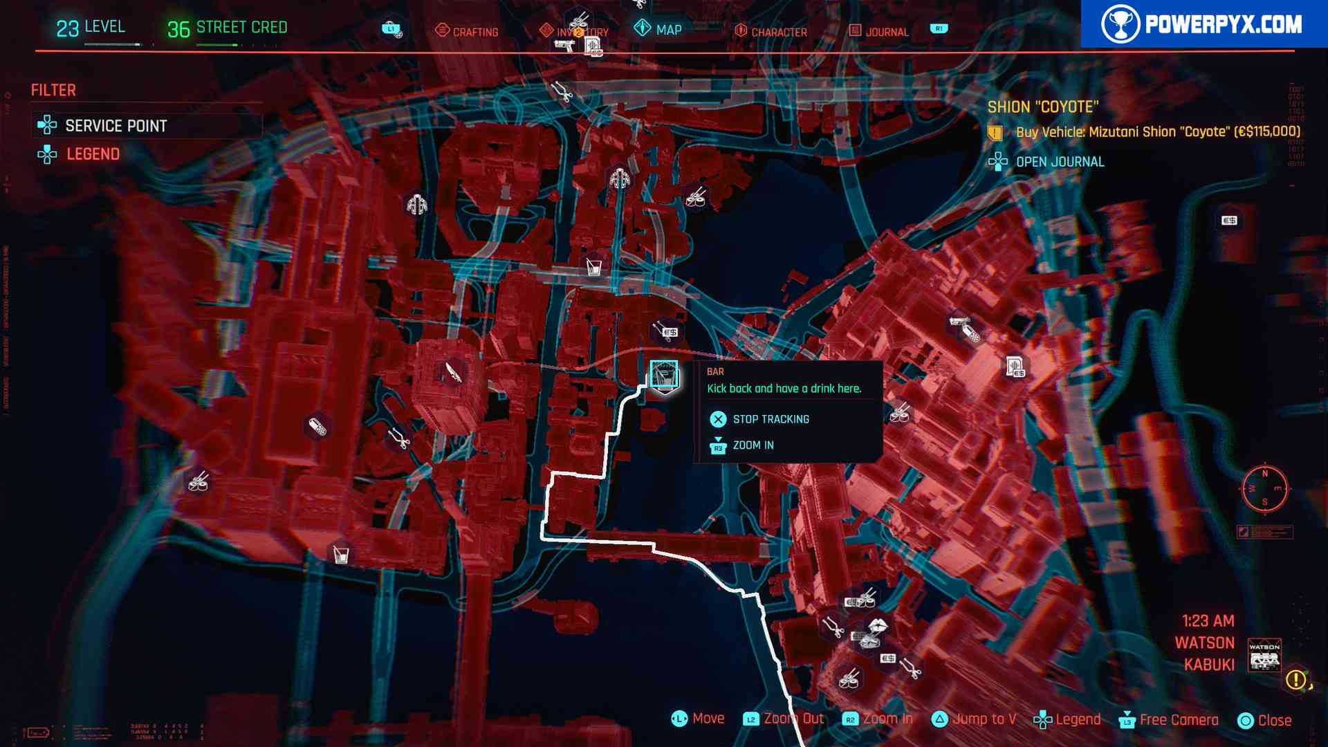 Wallpaper #L20PapcBycdYOYFTAnFj44 El Coyote Cyberpunk Map