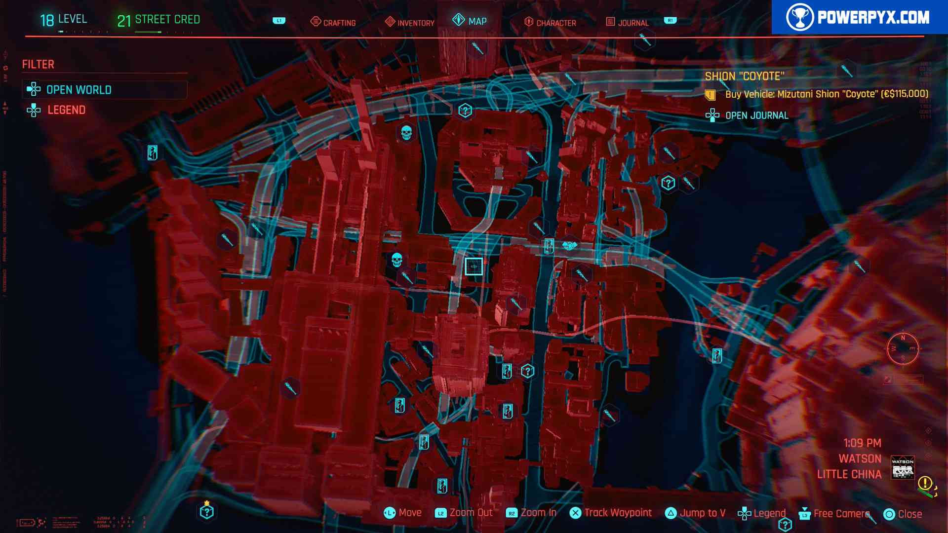 Wallpaper #VTuPbZcBSWmA-tzpio5P3 Cyberpunk Ncpd Crimes Map
