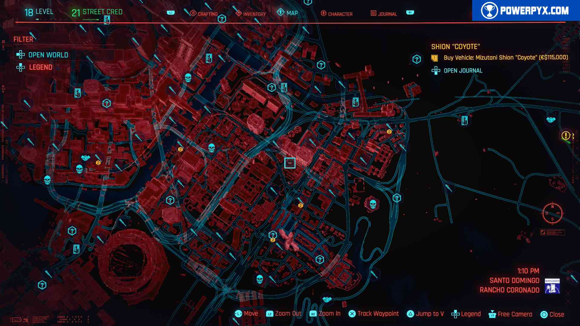 Wallpaper #TGdYCpMBSpphPi3-C9QB72 Cyberpunk 2077 All Ncpd Scanner Hustles Locations