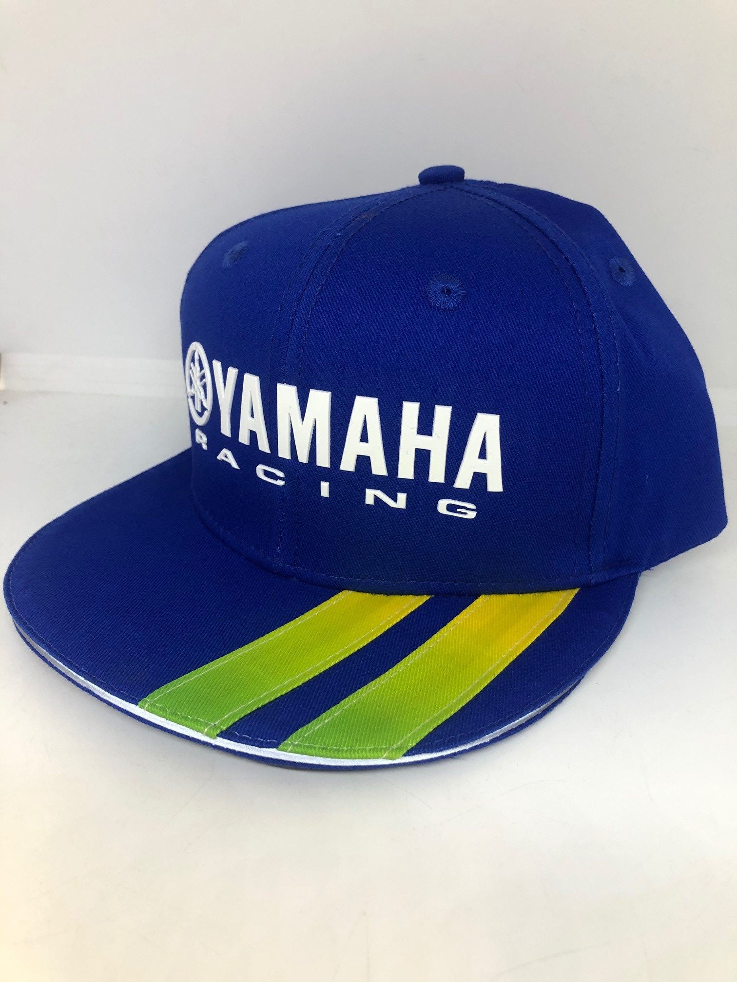 Wallpaper #PmfbDpMBSpphPi3-3OwJ142 Genuine Adult Yamaha Racing Mx Blue Flat Peak Cap Hat City West Yamaha