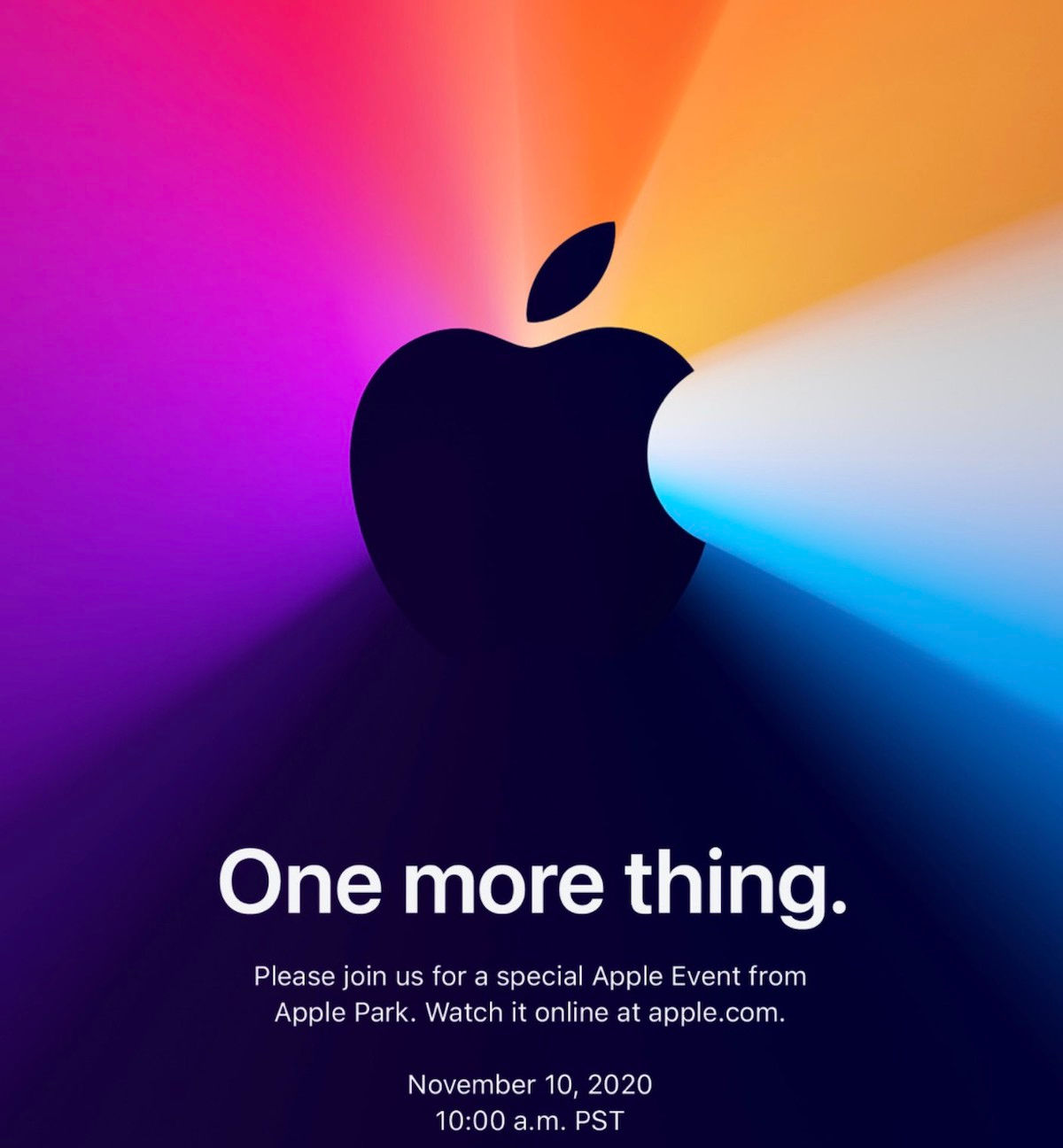 Wallpaper #CT-EPJMBLiIJ4c9OXZJ231 Apple Announces One More Thing Event on Nov 10 First Apple Silicon
