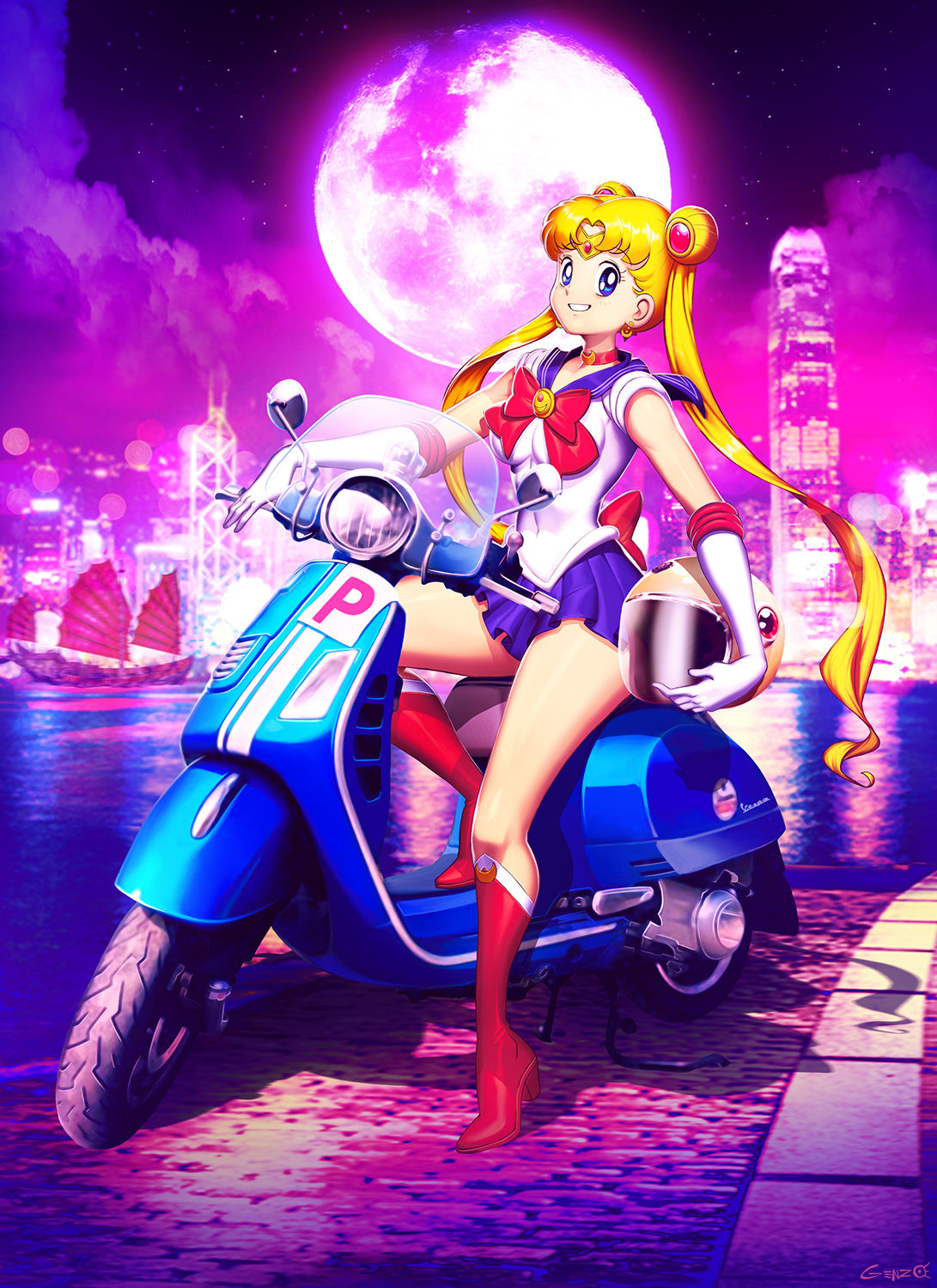 Wallpaper #N6UhOJMBVBiSkHCaP431350 Sailor Moon Character Tsukino Usagi Image by Genzoman 3999349