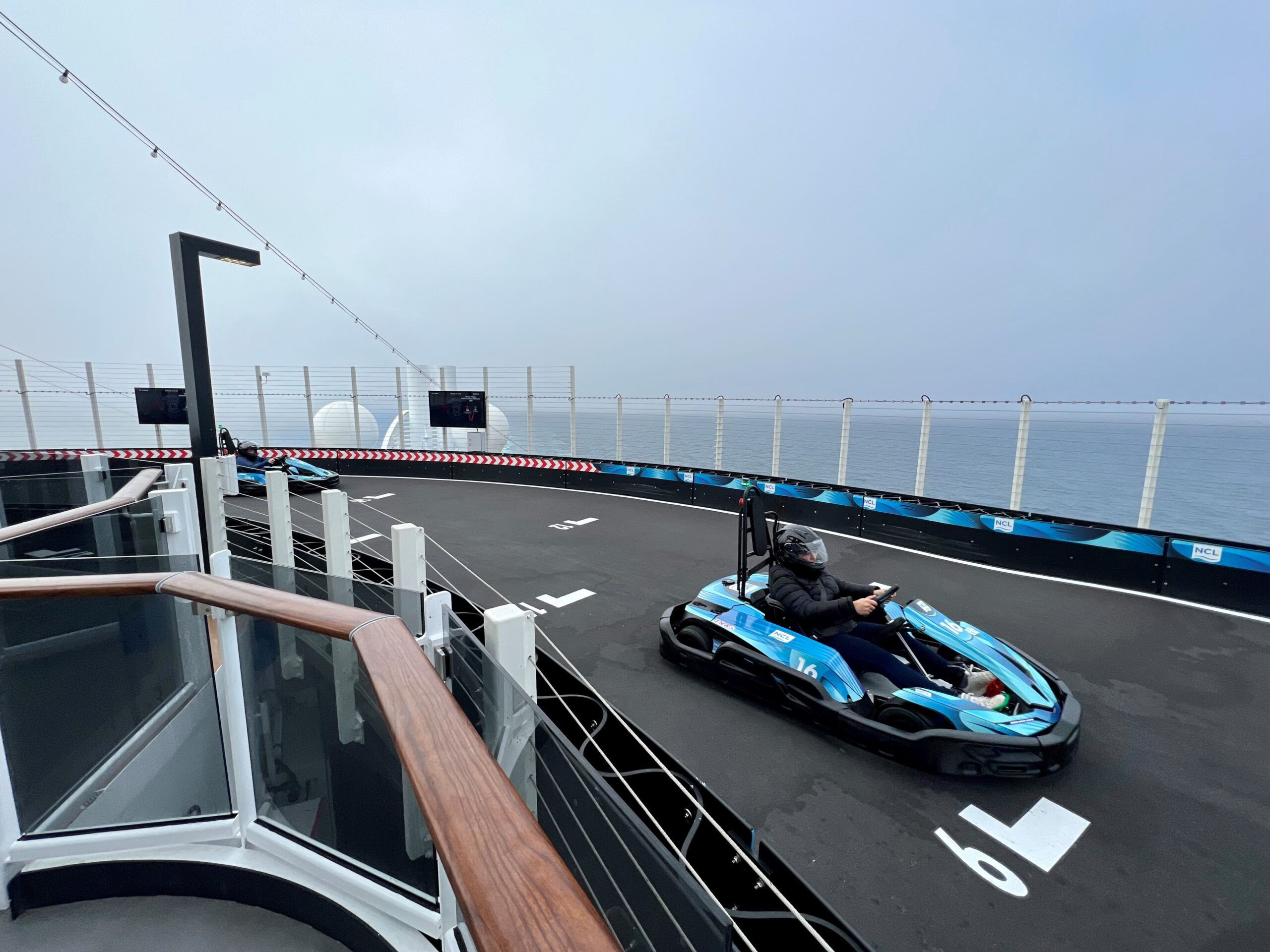 Wallpaper #OWf7C5MBSpphPi3-39xJ236 Norwegian Cruise Lines New Ship Has a Ridiculously Big Go Kart Track