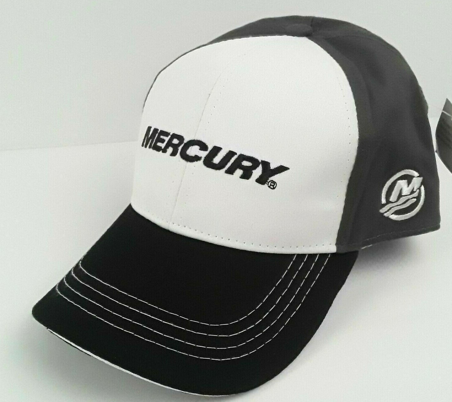 Wallpaper #PmfbDpMBSpphPi3-3OwJ83 New Mercury Marine Outboard Fishing Boating Trucker Hat Cap Strapback