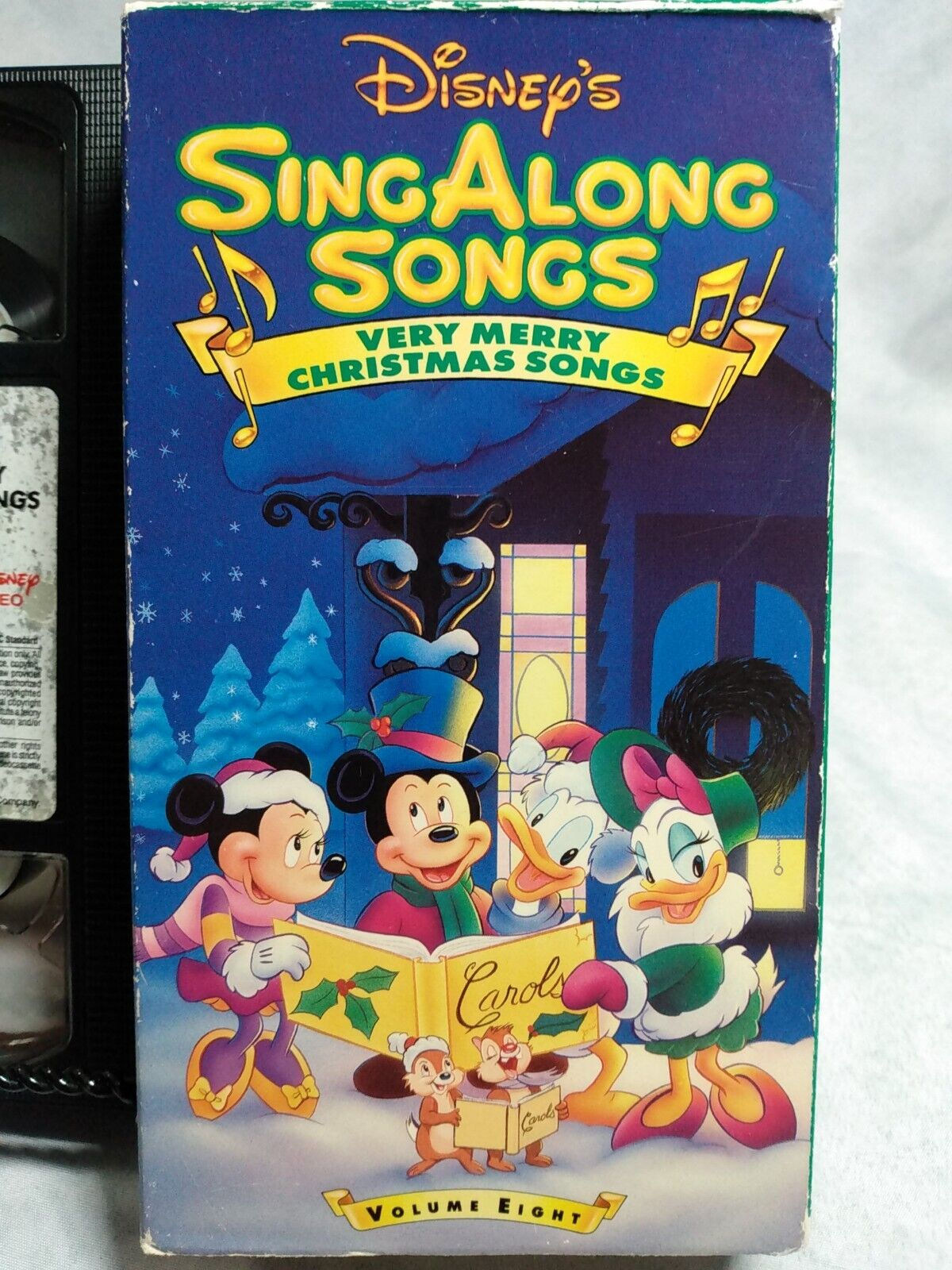 Wallpaper #vDGxNZMB5zzyi_yYmFdh118 Disney Sing Along Songs Very Merry Christmas Vhs Video Tape 8 Rare