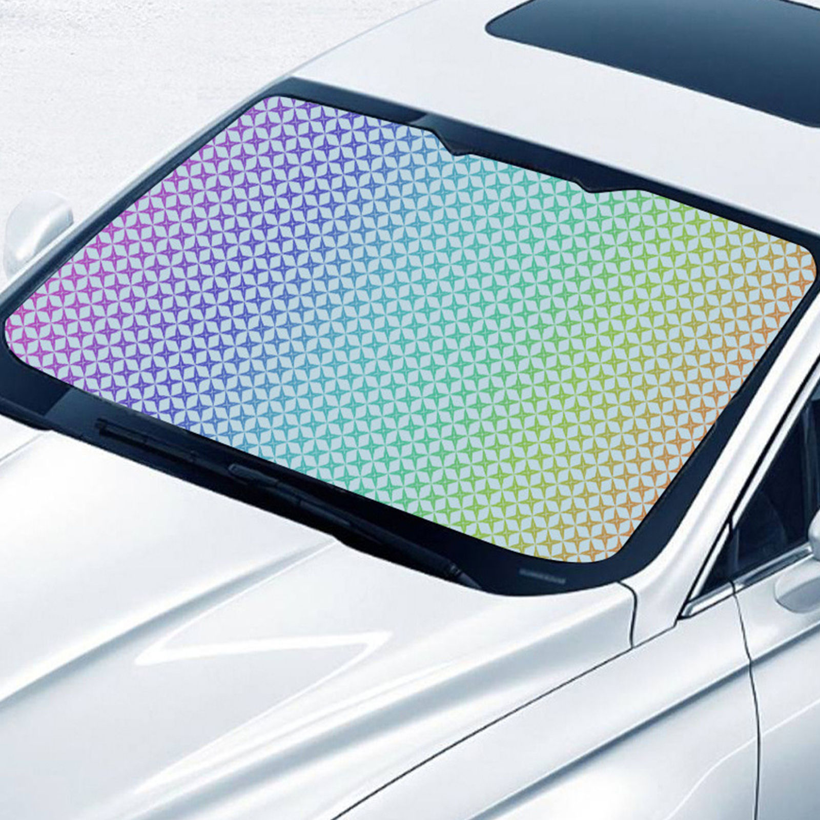 Wallpaper #VuoBU5MBlwTYPL18ogqa409 Stylish Car Sunshade Reflective Sun Visor Thickened for SUV Front