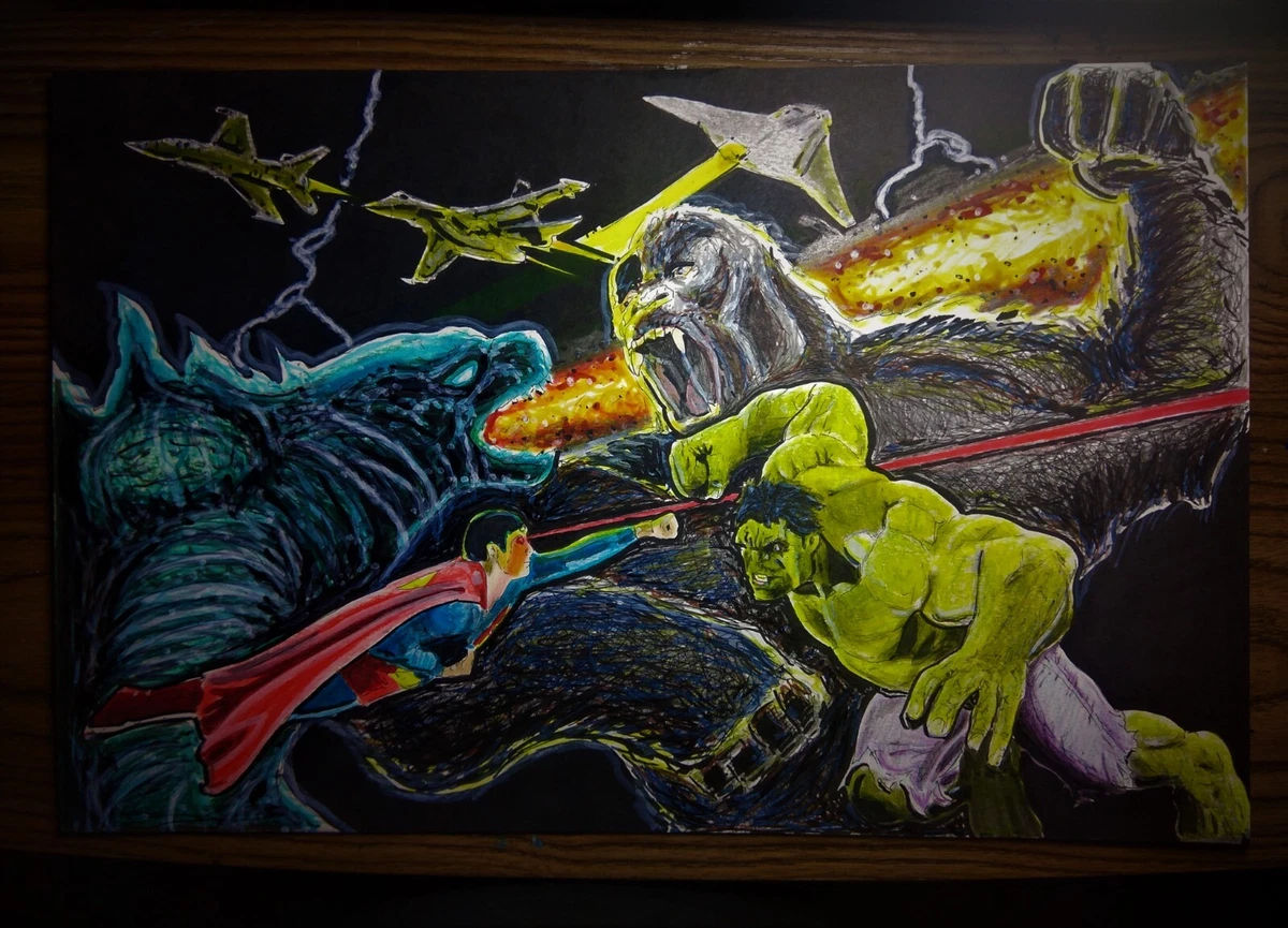 Wallpaper #1u_fTJMBMN-XEVvVqz4751 Hulk vs King Kong
