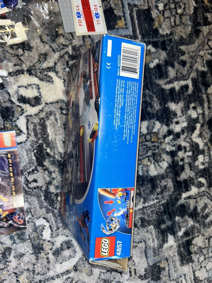 Wallpaper #Zrgr2pIBJvJKYCmE8vAv323 Lego 4857 Spider Man Spider Man Doc Ocks Lab New in Sealed Bags Open