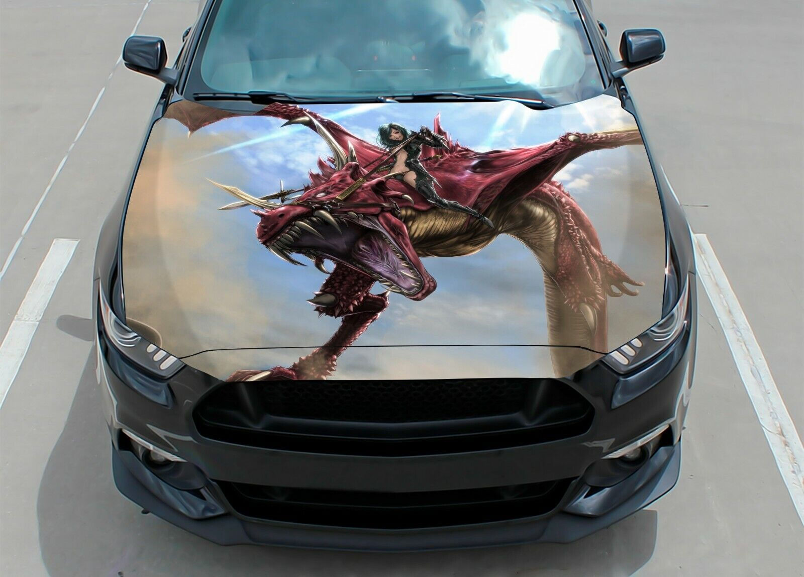 Wallpaper #_0C5MZMBJhL2WPbay8f5190 Red Dragons Car Decal 3D Dragon Car Wrap 3D Tribal Dragon Car Sticker