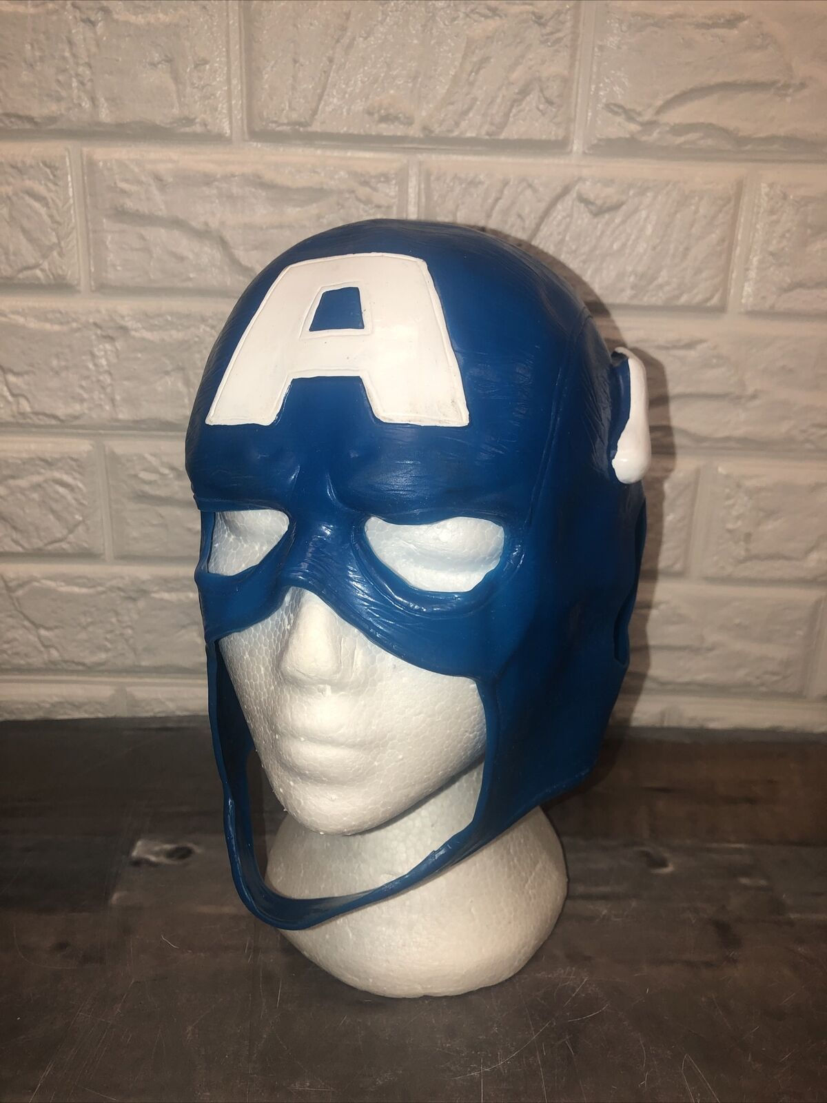 Wallpaper #ozEJNpMB5zzyi_yYYlj2154 Marvel Captain America Adult Vinyl Mask 1824ft01 Disg Gem