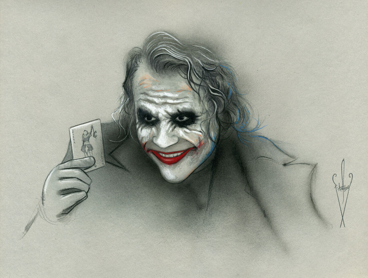 Wallpaper #6kC1MZMBJhL2WPba5Mde182 The Joker Drawing