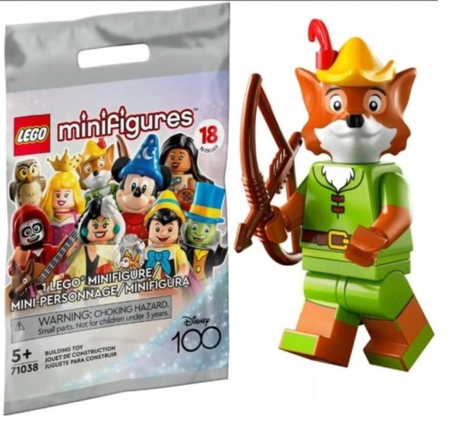Wallpaper #VLgn2pIBJvJKYCmEXPAr323 Lego 71038 Disney Series 3 Minifigures 100th Anniversary Robin Hood