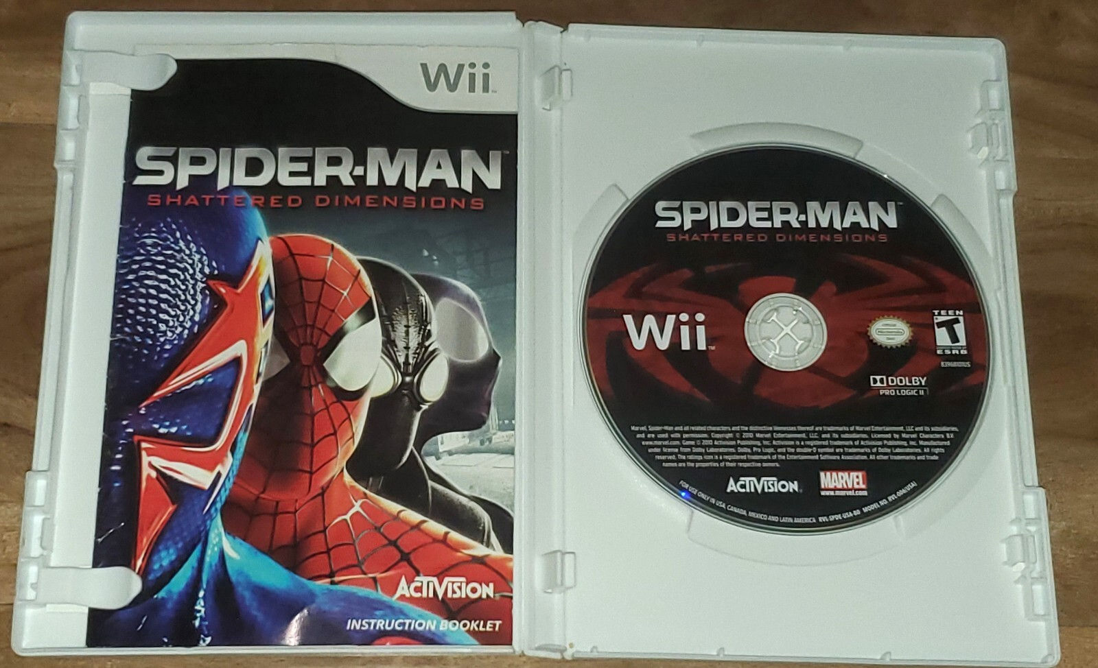 Wallpaper #YGgTGpMBSpphPi3-jRpu13 Spider Man Shattered Dimensions Wii Game Complete Cib Tested Superhero