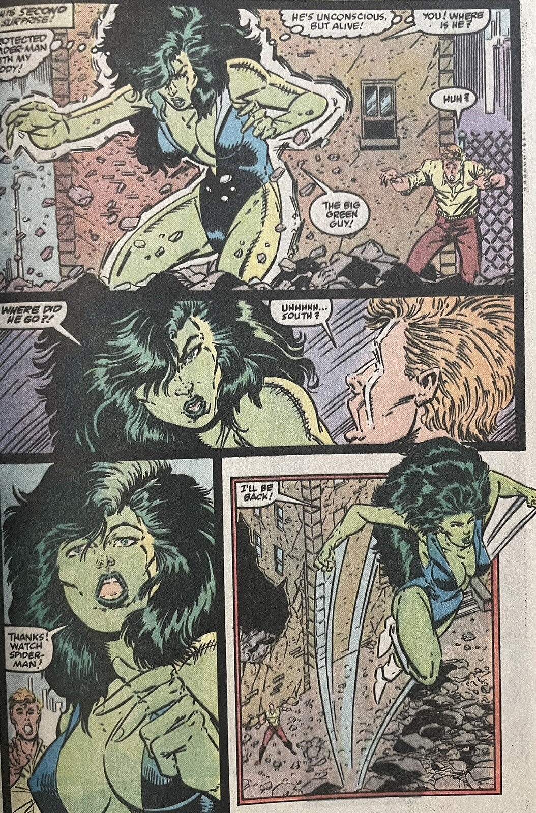 Wallpaper #Cmeq6JIBSpphPi3-jz7A535 Amazing Spider Man Annual 23 1st Battle She Hulk Abomination Clark