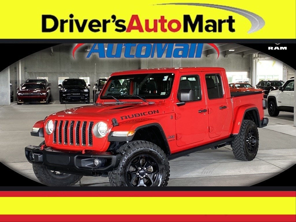 Wallpaper #BkDlMJMBJhL2WPba1cTh132 2020 Jeep Gladiator Rubicon 25919 Miles Firecracker Red Clearcoat 4d