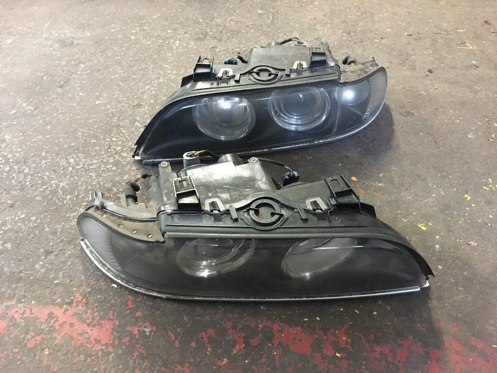 Wallpaper #Lxm4GI8BtGB6xQ78V3Ik12 BMW E39 5 Series Angel Eye Facelift Headlights Genuine Factory Hella