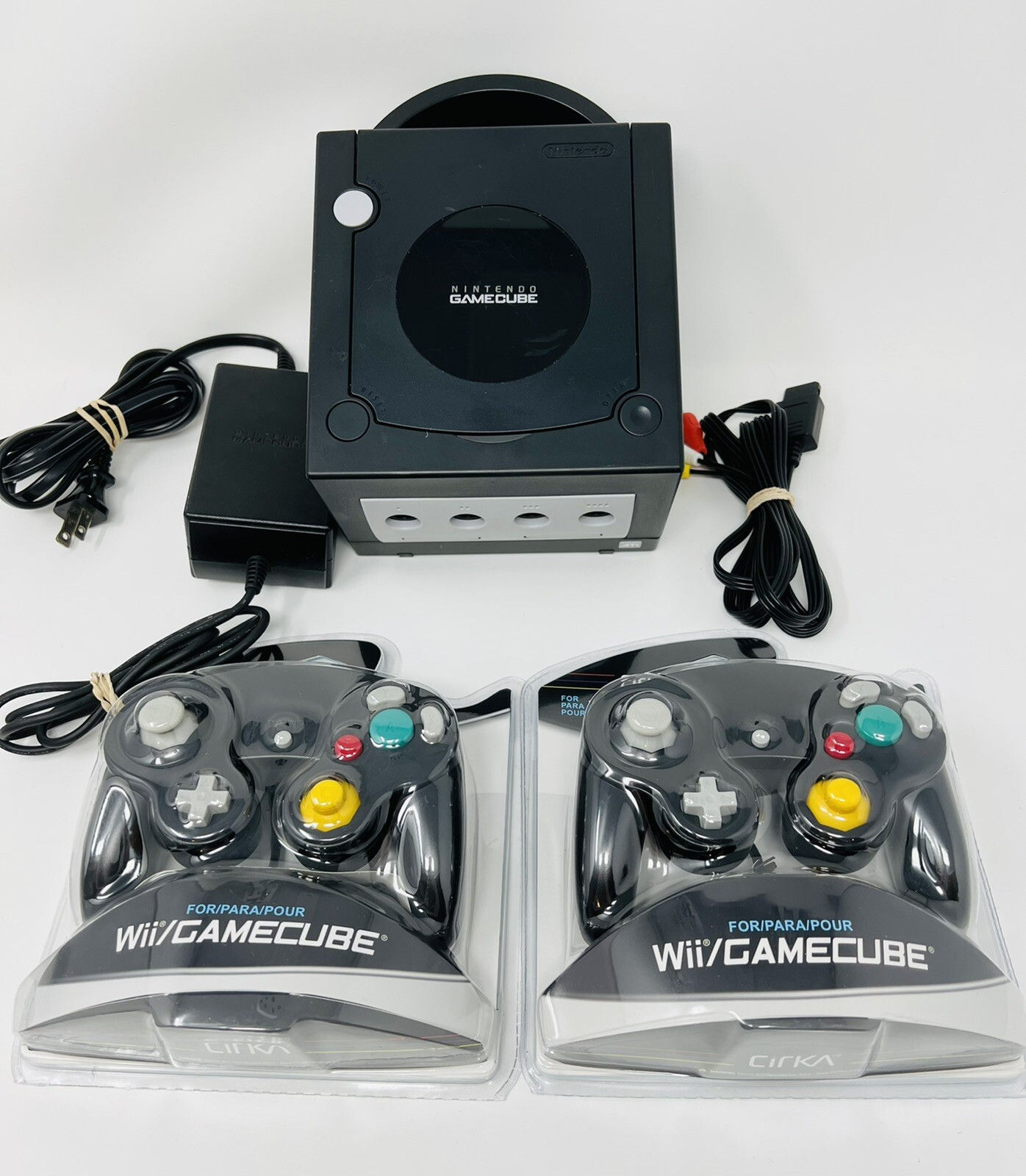 Wallpaper #gbjO3JIBJvJKYCmEZP2A640 Nintendo Gamecube Game Console Black System Bundle Cleaned 2 New