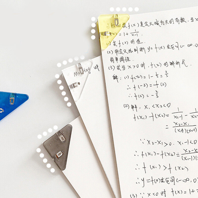 Wallpaper #Dbiz25IBJvJKYCmE9fje288 Simple Book Paper Corner Clip Triangle Clip Snack Binder Clip Photo