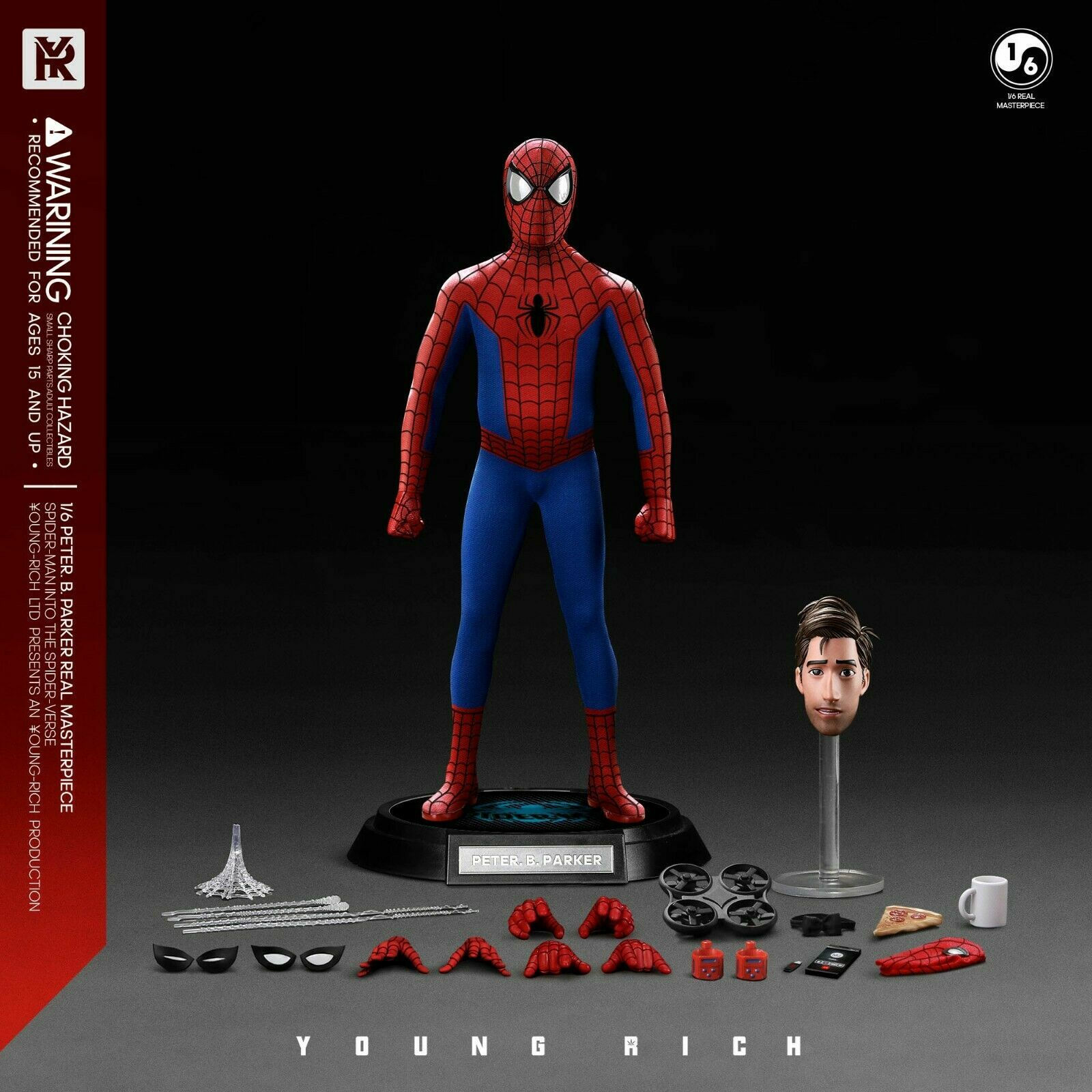 Wallpaper #t-_6S5MBMN-XEVvVqTyE397 Youngrich Toys 16 Sp007 Parker Spider Man into the Spider Verse Action
