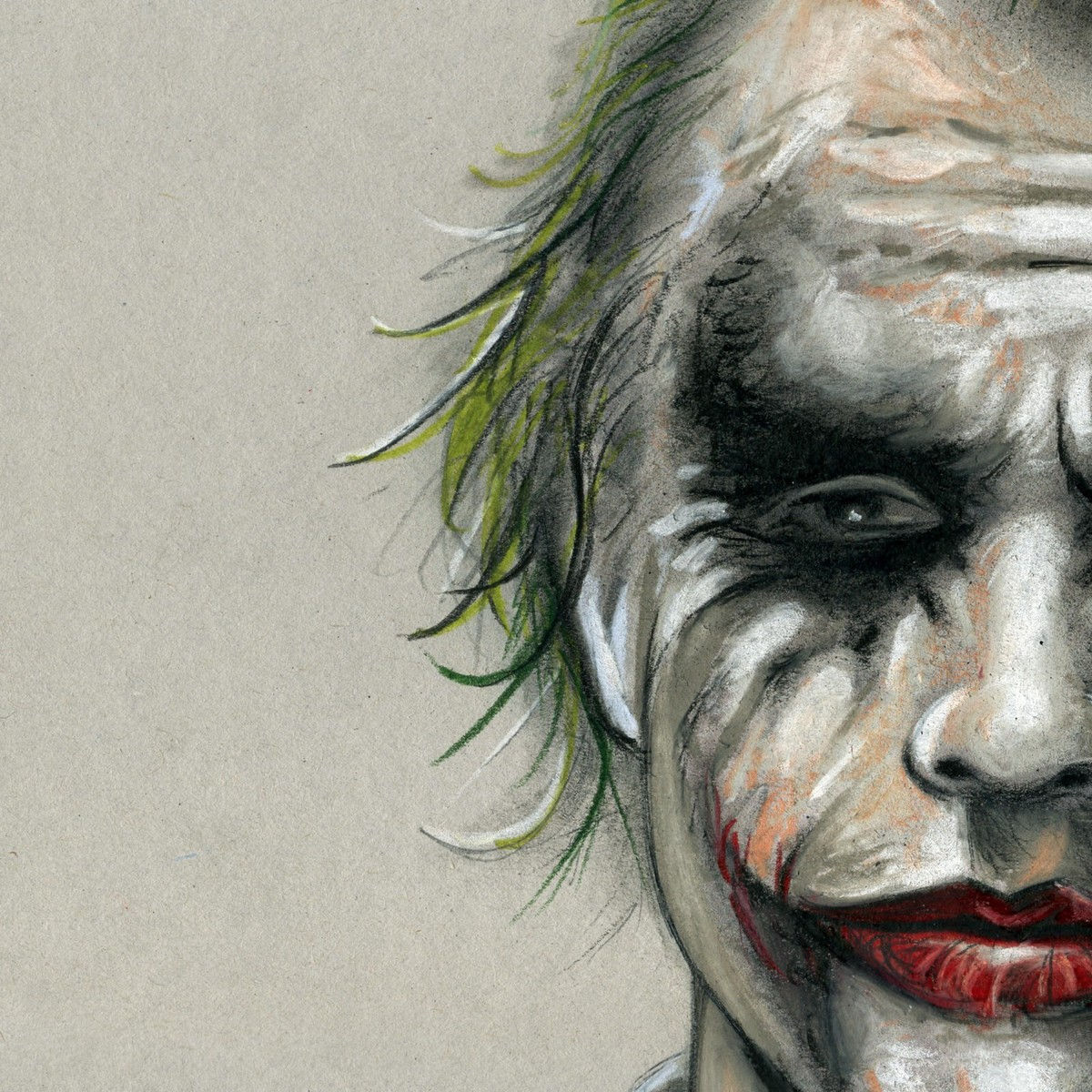 Wallpaper #UxouUZMB1yWOL4qg54He153 Joker Heath Ledger Drawing