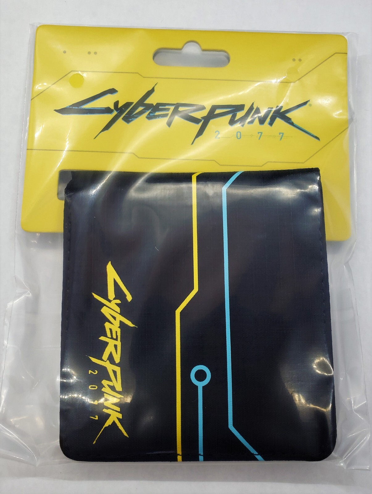 Wallpaper #9a3bMZMBKf019FdaOxFe29 Cyberpunk 2077 Hack Wallet Bi Fold Nylon Wallet Blackyellowblue by