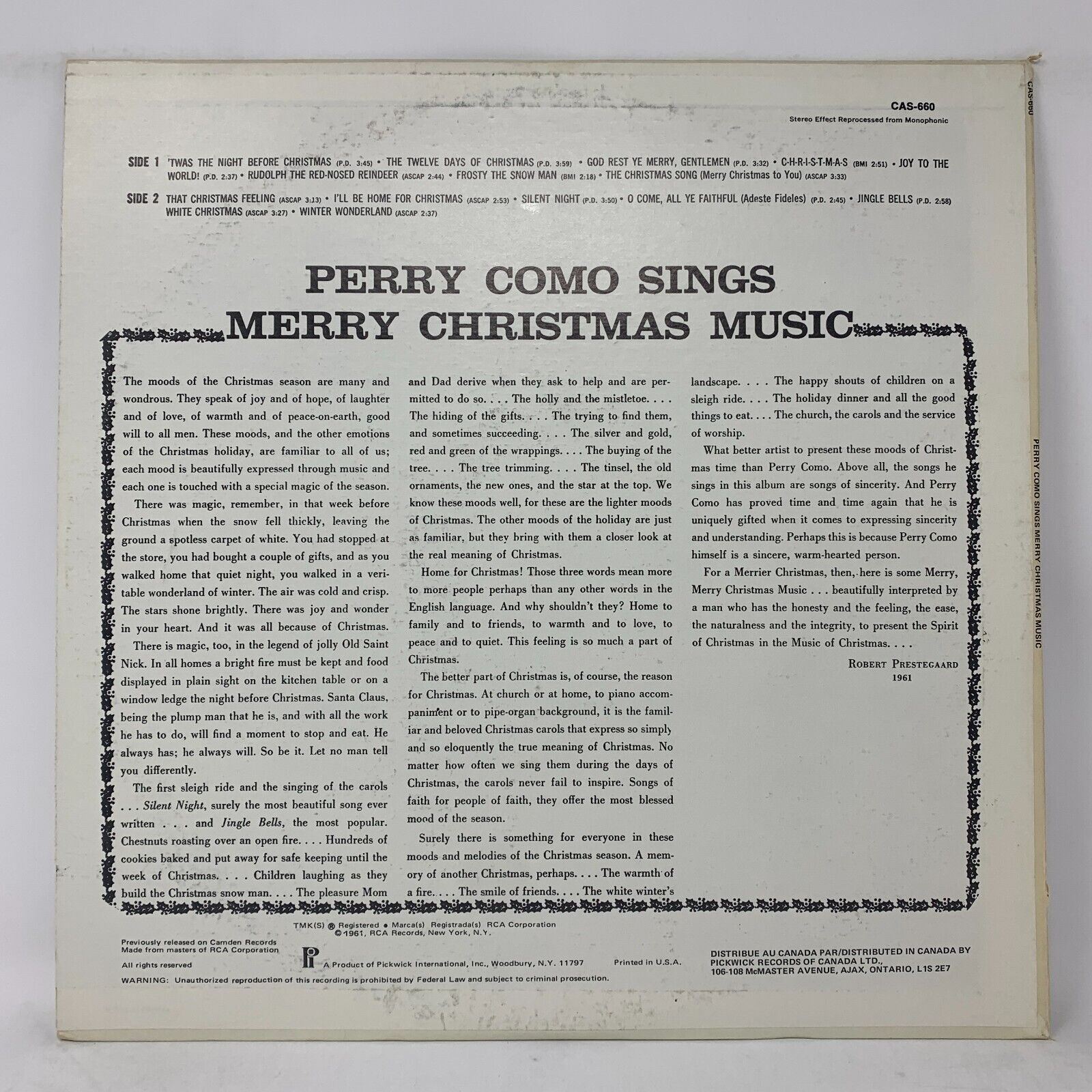 Wallpaper #vDGxNZMB5zzyi_yYmFdh108 Perry Como Sings Merry Christmas Music Lp Pickwick Camden eBay