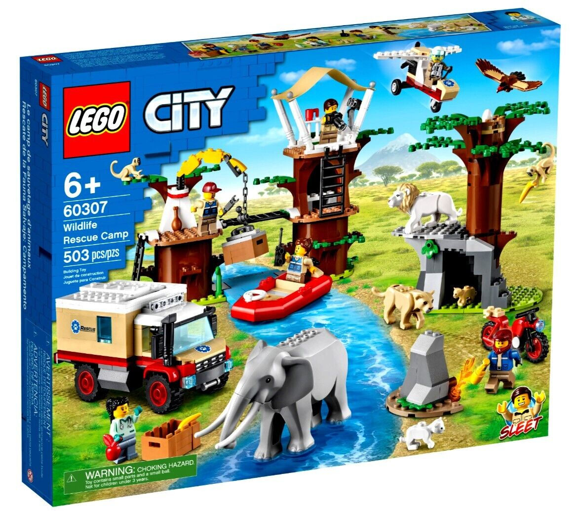 Wallpaper #OzM5M5MBcgDP3FvJG6pK254 60307 Wildlife Rescue Camp Lego Set New City Legos Elephant Lion Eagle