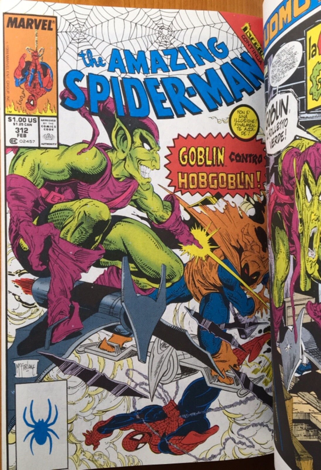 Wallpaper #GkAxMJMBJhL2WPbaVMA613 Marvel Oro 9 Amazing Spiderman 309 310 311 312 Todd Mcfarlane Green