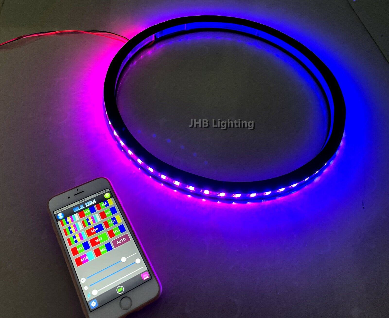 Wallpaper #0GjUI5MBSpphPi3-fza6228 Jhb 1pc 10bluetoothremote 12spacer Chasing Flow LED Car Speaker