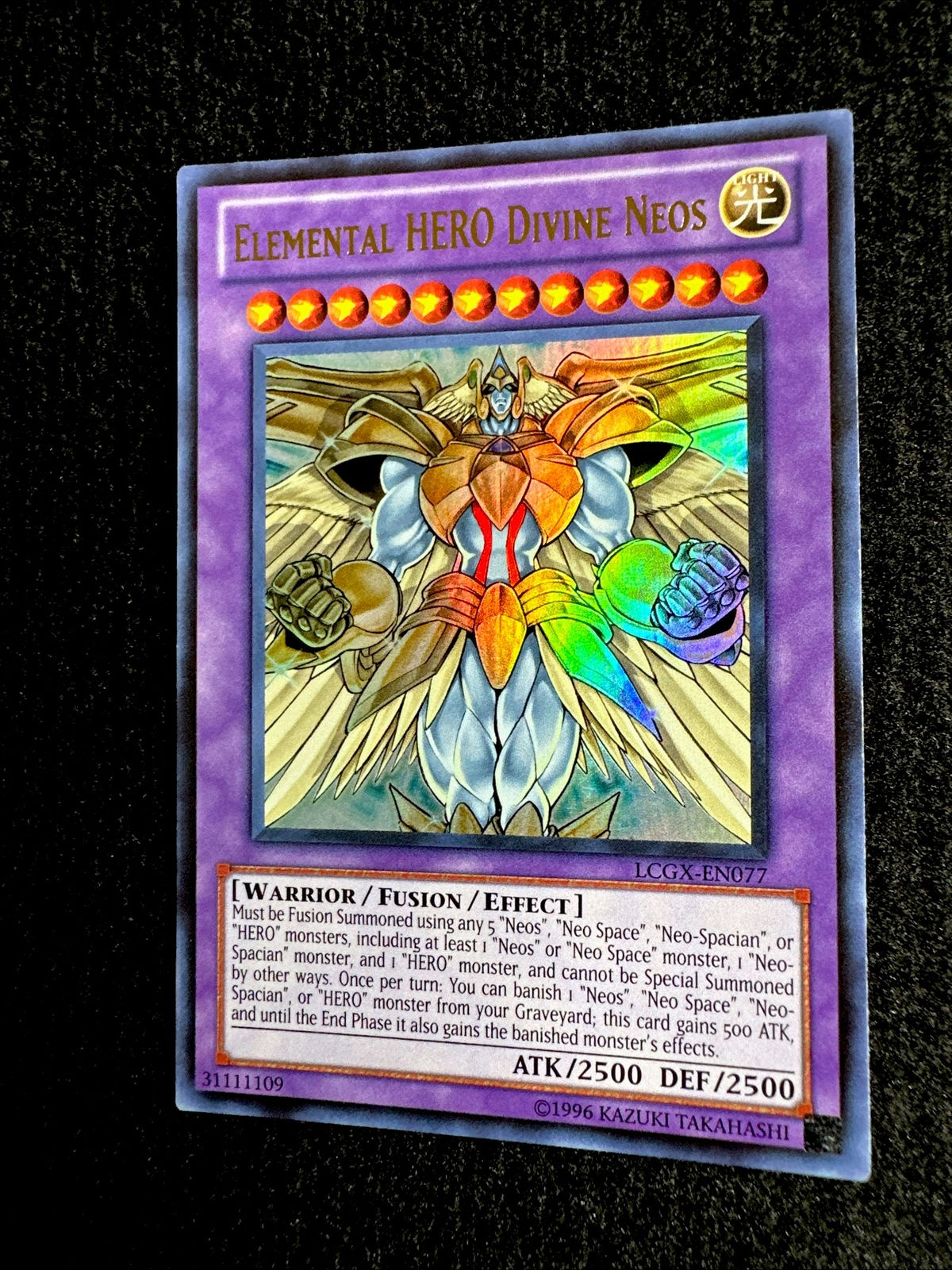 Wallpaper #tWd9EpMBSpphPi3-svuu31 Yugioh Elemental Hero Divine Neos Ultra Rare Lcgx En077 Near