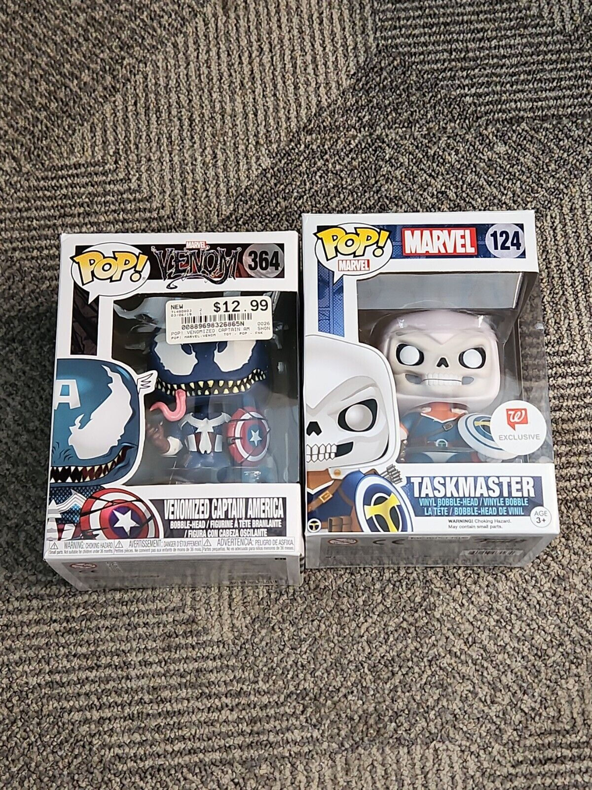 Wallpaper #vWfWEJMBSpphPi3-LPSt177 Funko Pop Taskmaster 124 Venomized Captain America 374 Lot eBay