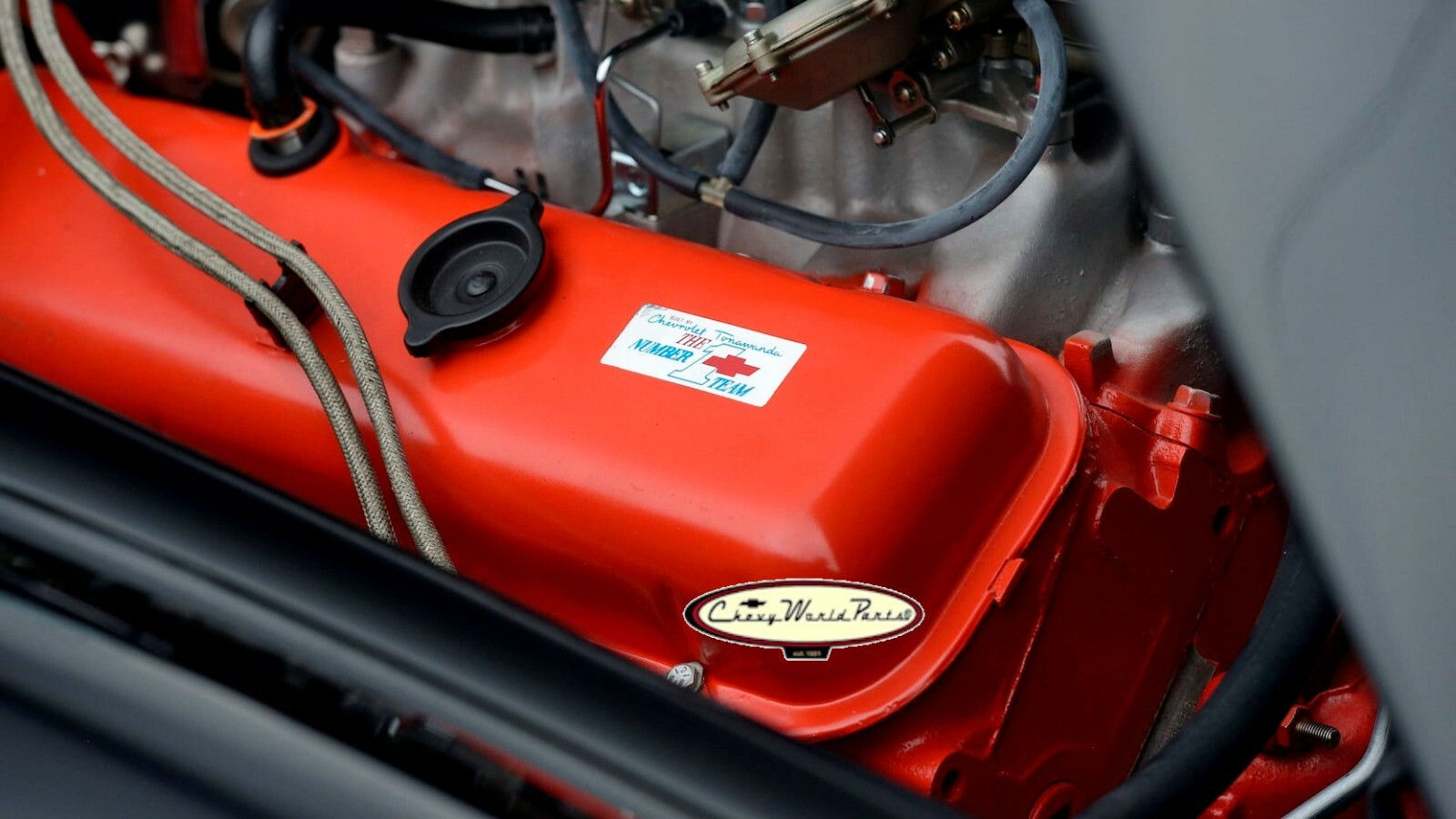 Wallpaper #jJ0MY5cBkAG5jTCHfq4s96 Gm Chevy Tonawanda 1 Team Big Block Engine Valve Cover Decal 396 427