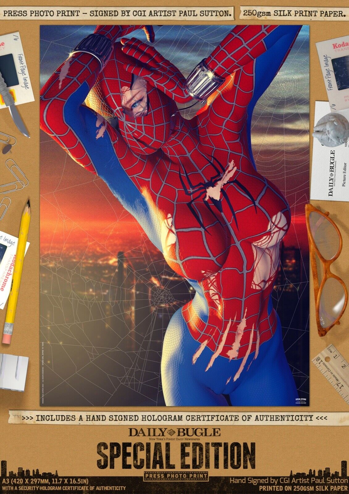 Wallpaper #Hme5DJMBSpphPi3-euDo293 Spider Girl Sexy Mayday Parker Marvel Comic Signed Print Tom Holland